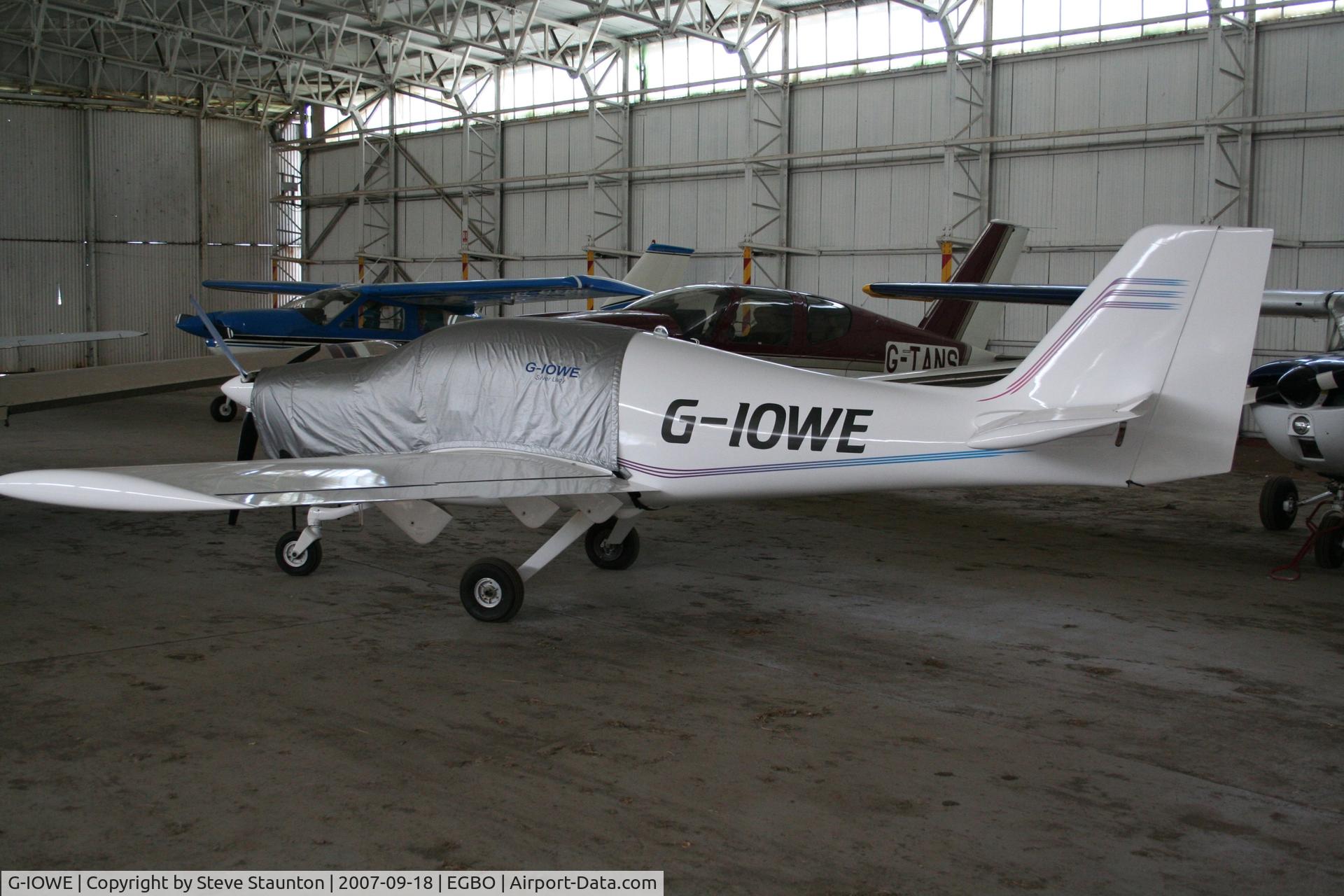 G-IOWE, 2001 Europa XS Tri-Gear C/N PFA 247-13303, Taken at Halfpenny Green 18th September 2007