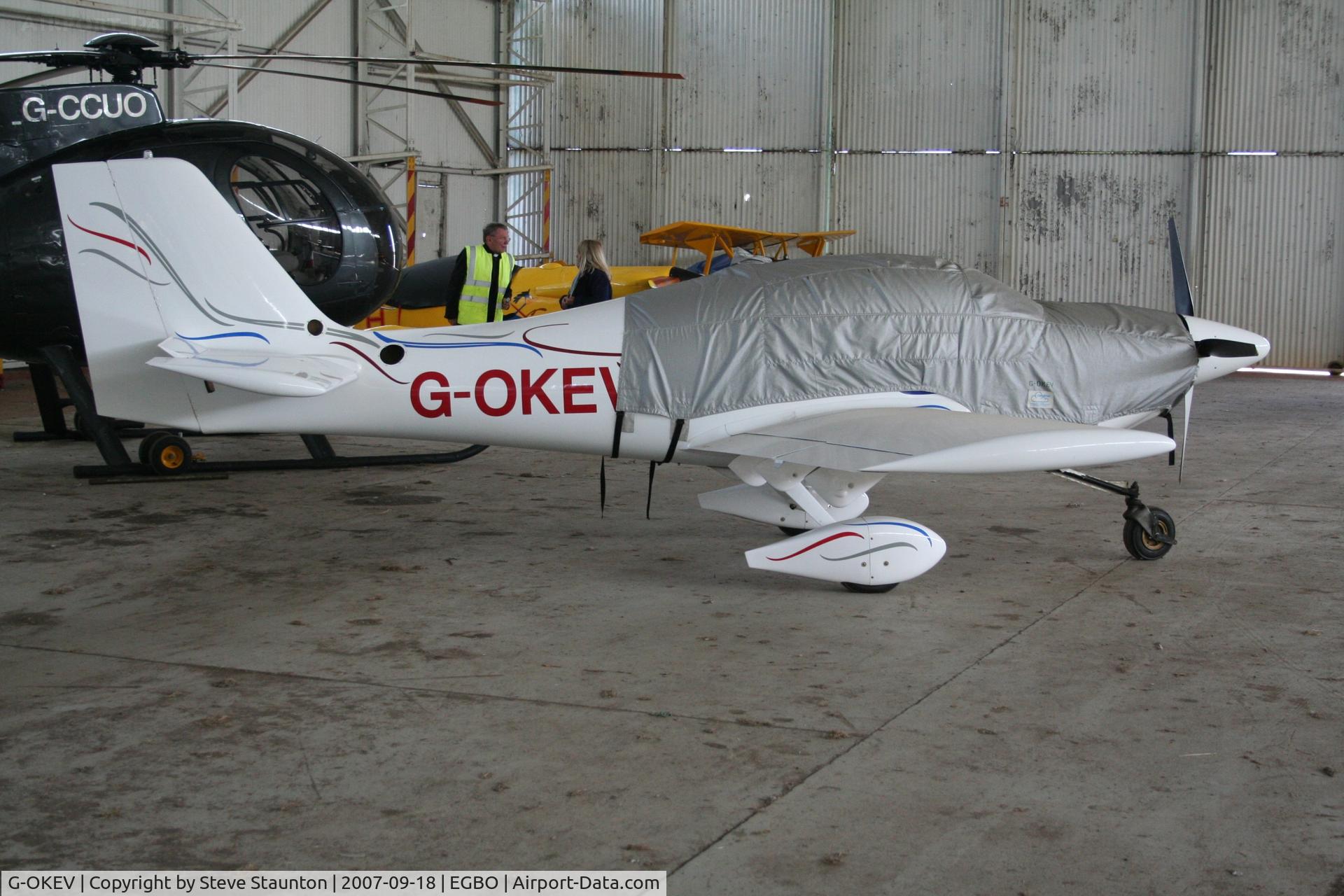 G-OKEV, 1998 Europa Tri Gear C/N PFA 247-13091, Taken at Halfpenny Green 18th September 2007