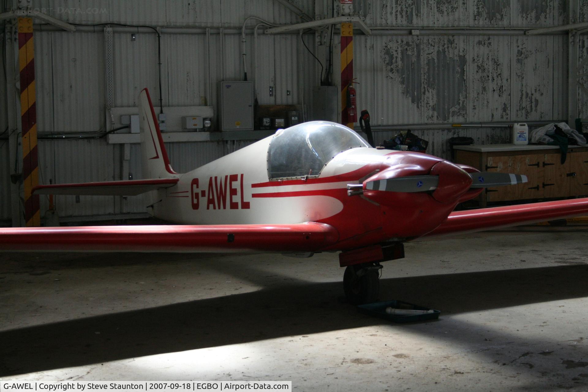 G-AWEL, 1968 Sportavia-Putzer Fournier RF-4D C/N 4077, Taken at Halfpenny Green 18th September 2007