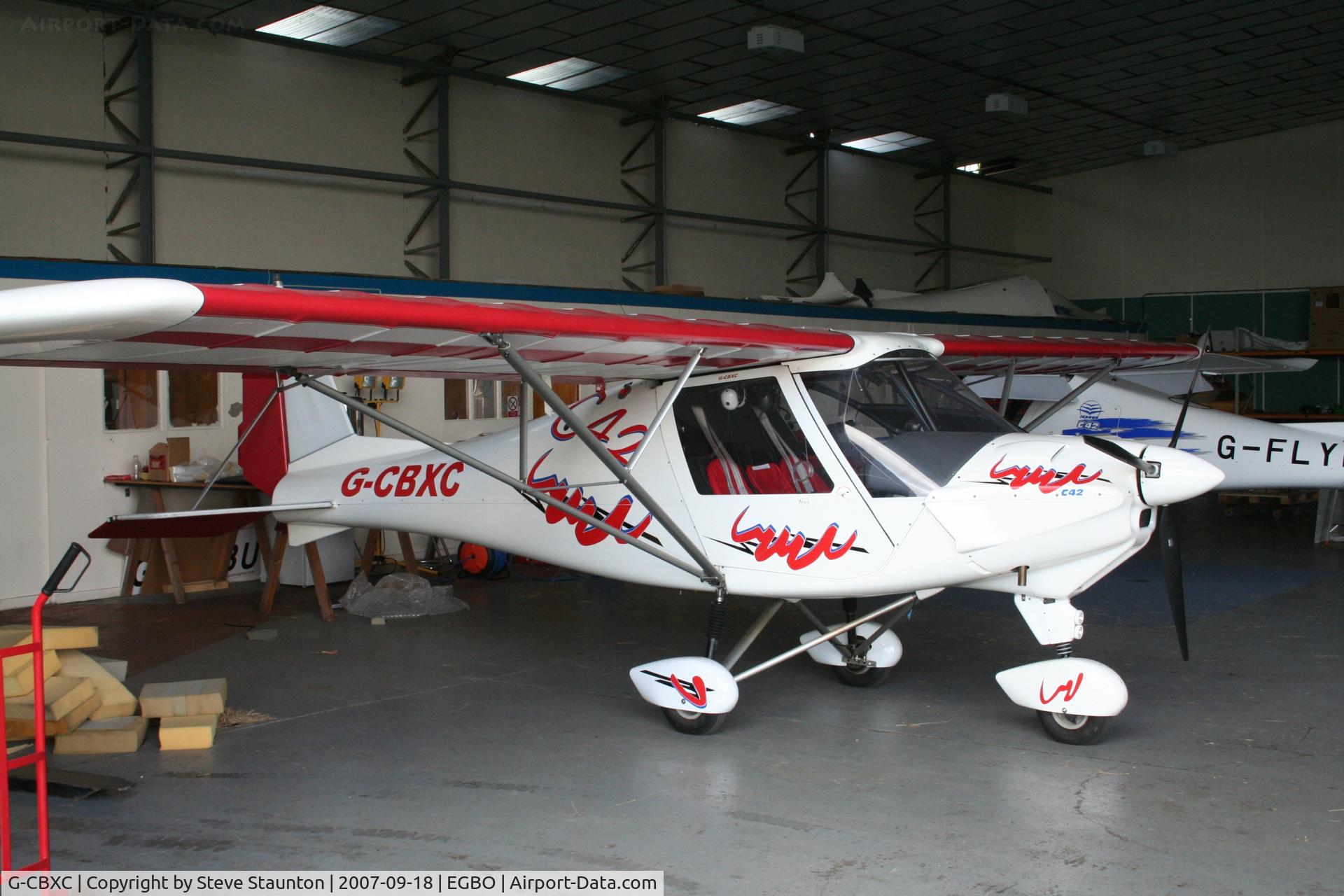 G-CBXC, 2002 Comco Ikarus C42 FB UK C/N PFA 322-13955, Taken at Halfpenny Green 18th September 2007
