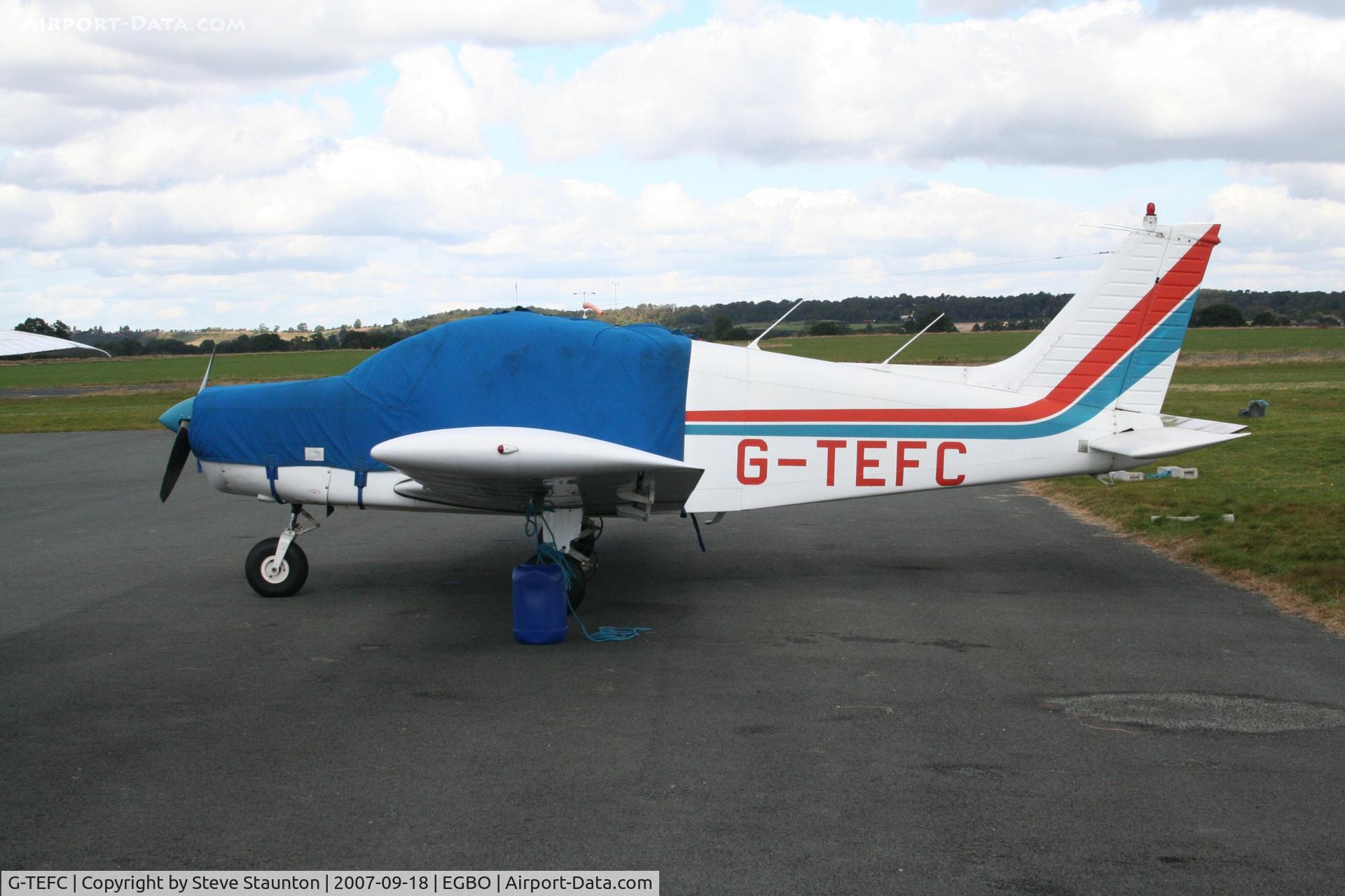 G-TEFC, 1973 Piper PA-28-140 Cherokee C/N 28-7325088, Taken at Halfpenny Green 18th September 2007