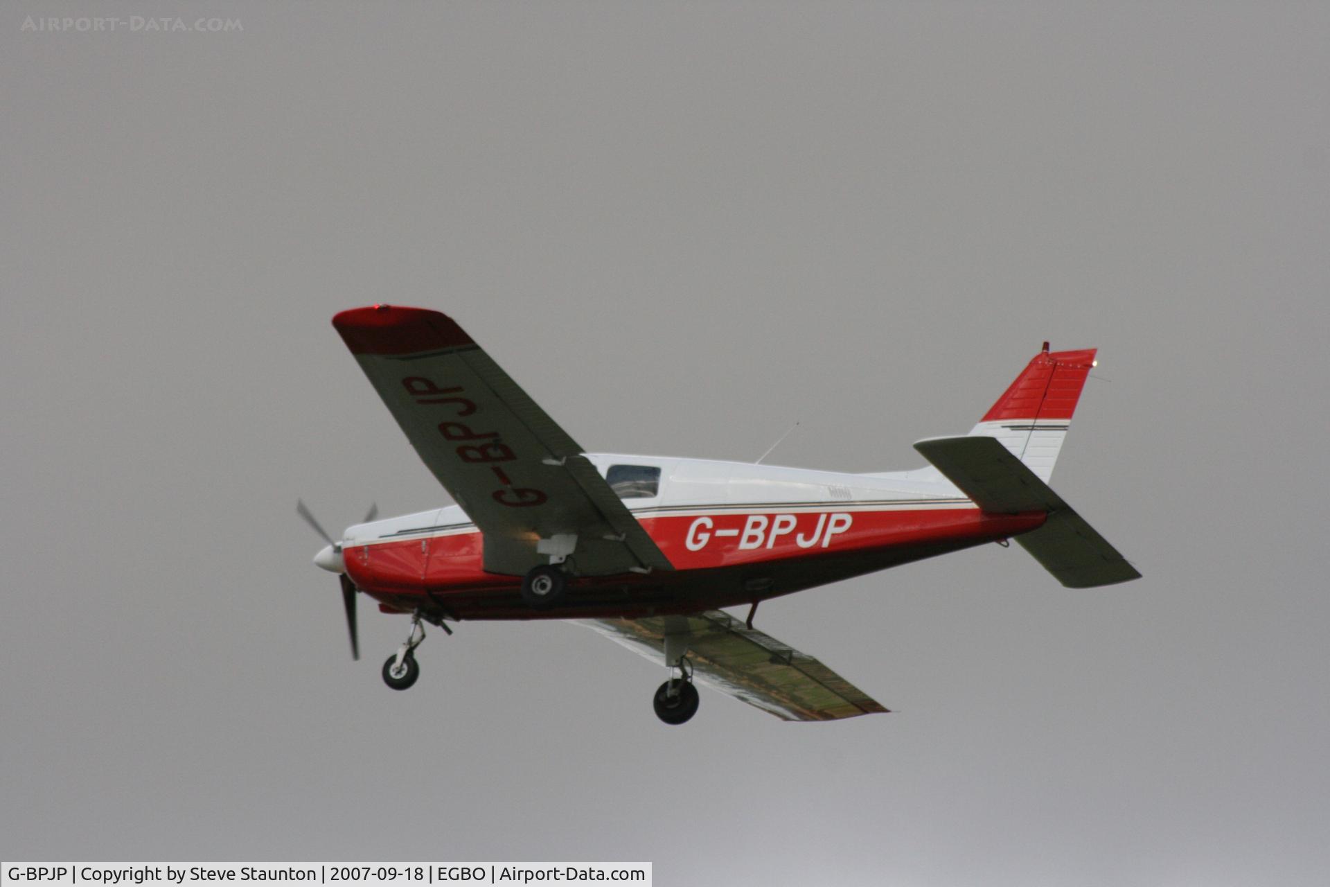G-BPJP, 1988 Piper PA-28-161 Cadet C/N 28-41015, Taken at Halfpenny Green 18th September 2007