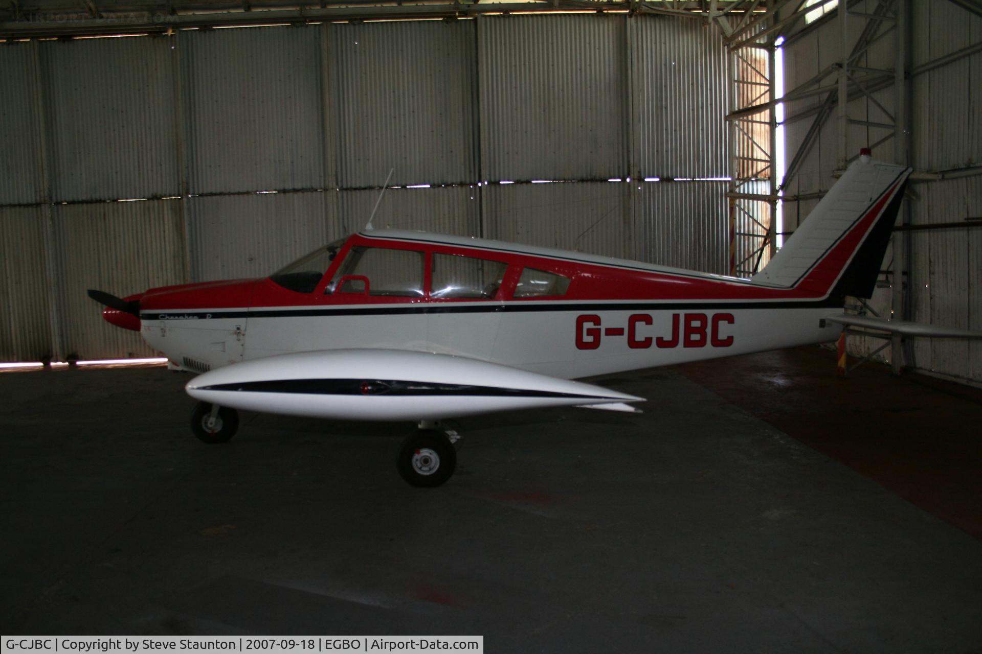 G-CJBC, 1969 Piper PA-28-180 Cherokee C/N 28-5470, Taken at Halfpenny Green 18th September 2007