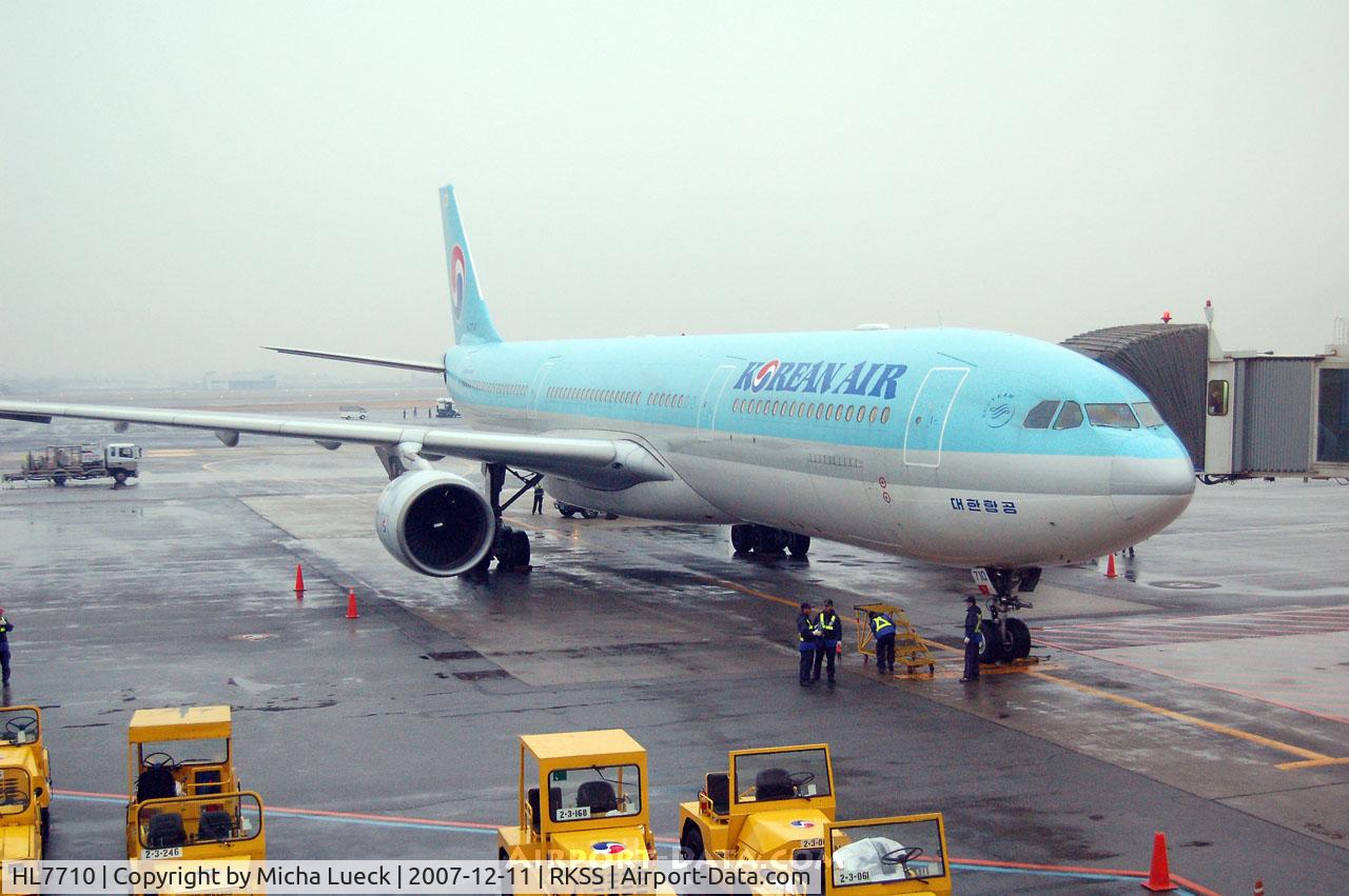 HL7710, 2002 Airbus A330-323X C/N 490, At Gimpo International Airport, waiting for the domestic hop to Busan (PUS)