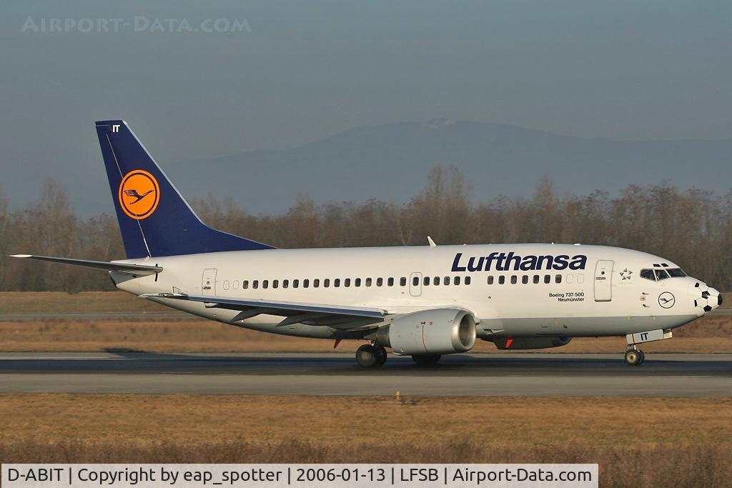 D-ABIT, 1991 Boeing 737-530 C/N 24943, departing to FRA