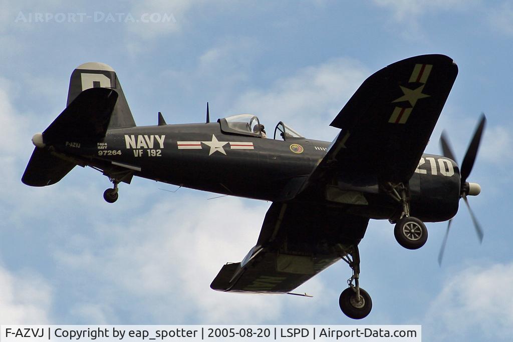 F-AZVJ, 1945 Vought F4U-4 Corsair C/N 9418, Air Display Dittingen 2005