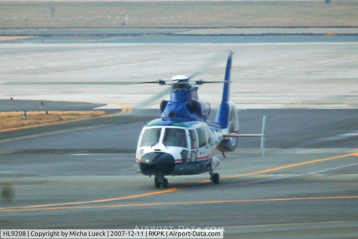 HL9208, Aérospatiale AS-365N-2 Dauphin C/N 6473, Taxiing to the parking position