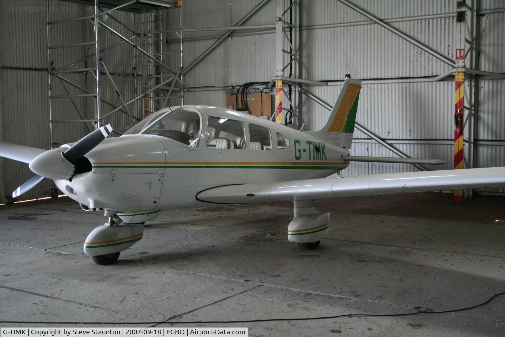 G-TIMK, 1980 Piper PA-28-181 Cherokee Archer II C/N 28-8090214, Taken at Halfpenny Green 18th September 2007