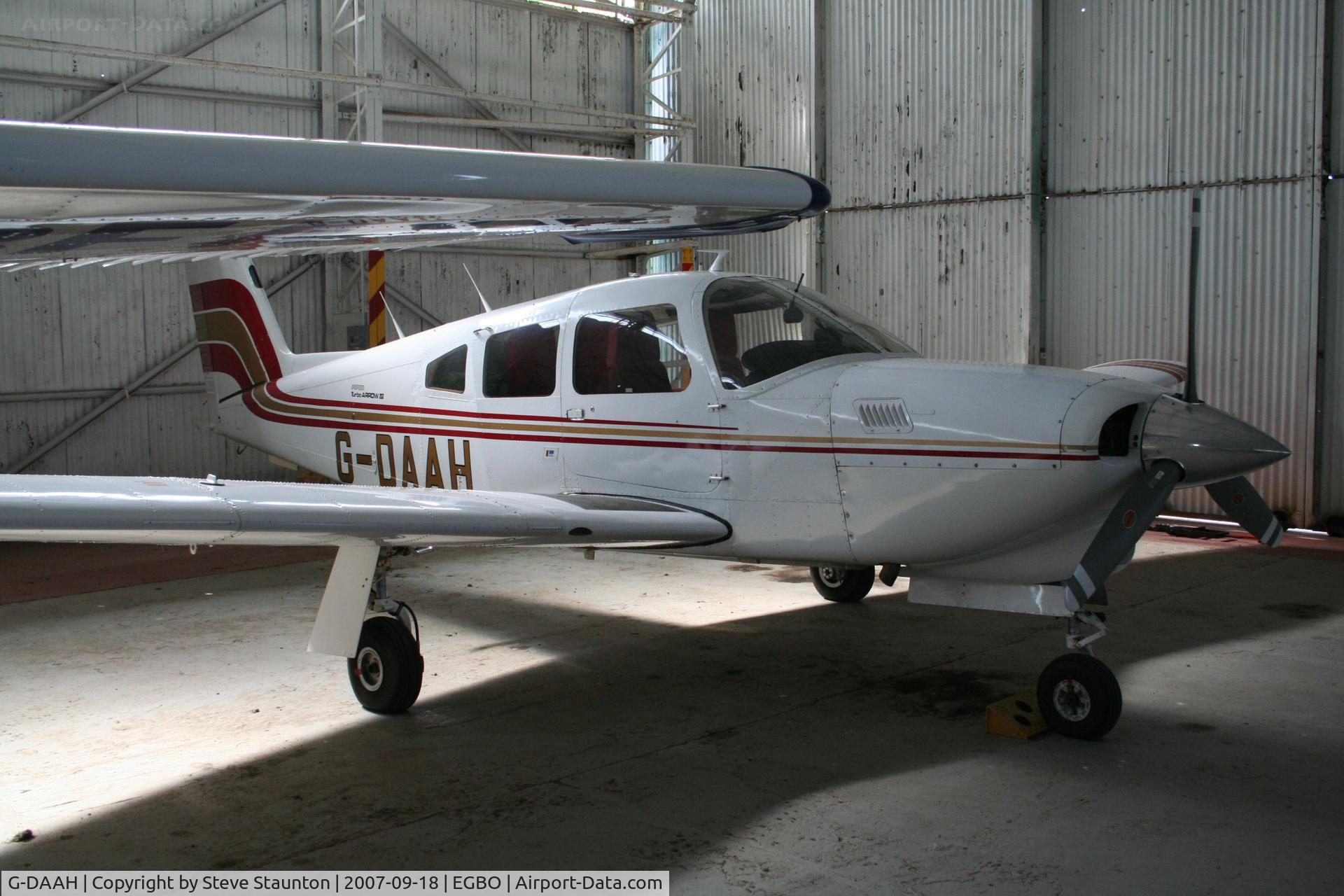 G-DAAH, 1979 Piper PA-28RT-201T Turbo Arrow IV C/N 28R-7931104, Taken at Halfpenny Green 18th September 2007