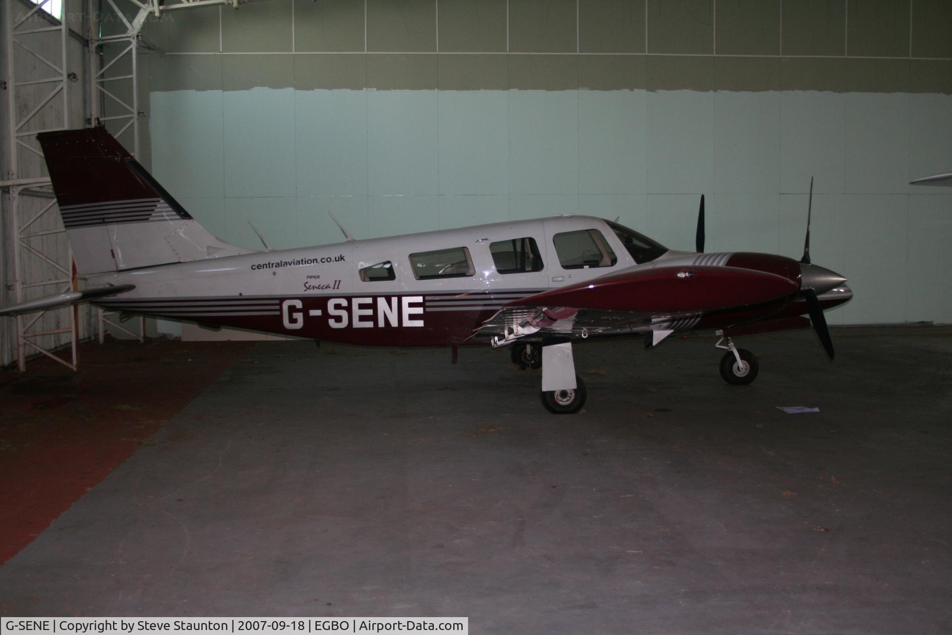 G-SENE, 1980 Piper PA-34-200T Seneca II C/N 34-8170069, Taken at Halfpenny Green 18th September 2007