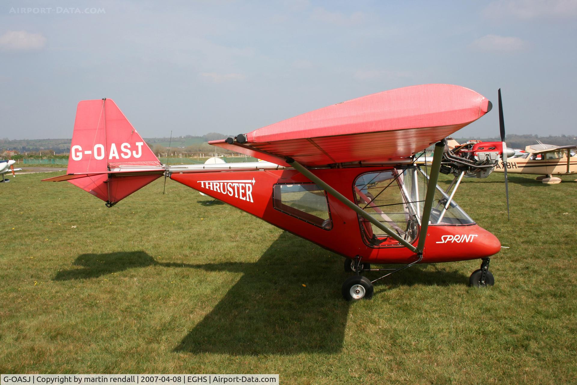 G-OASJ, 2003 Thruster T600N 450 C/N 0037-T600N-090, THRUSTER