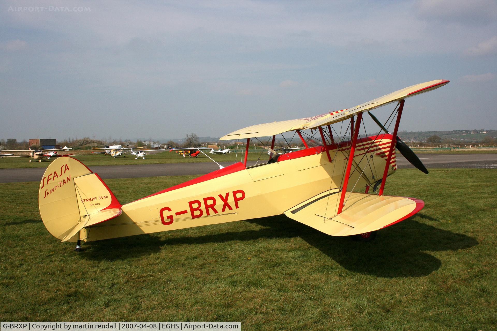 G-BRXP, 1948 Stampe-Vertongen SV-4C C/N 678, STAMPE