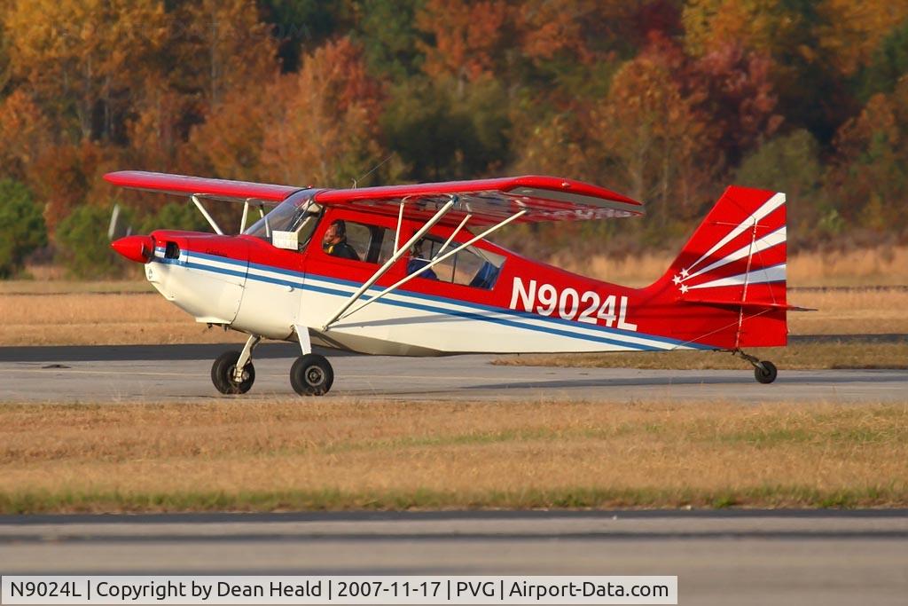 N9024L, 1970 Champion 7ECA Citabria C/N 758-70, 1970 Champion 7ECA Citabria N9024L taxiing to the FBO after landing.