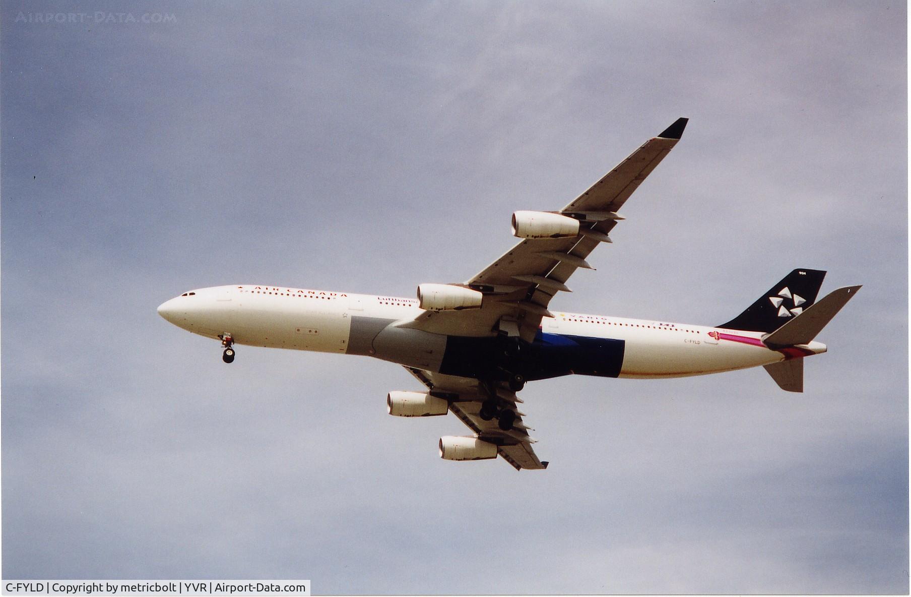 C-FYLD, 1996 Airbus A340-313X C/N 170, July 2000 Star Alliance colours