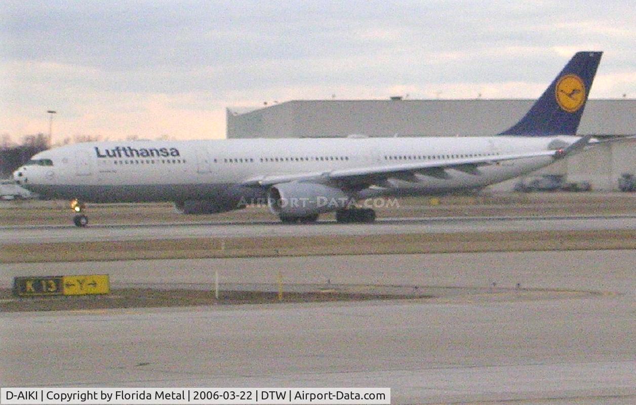 D-AIKI, 2005 Airbus A330-343X C/N 687, Lufthansa