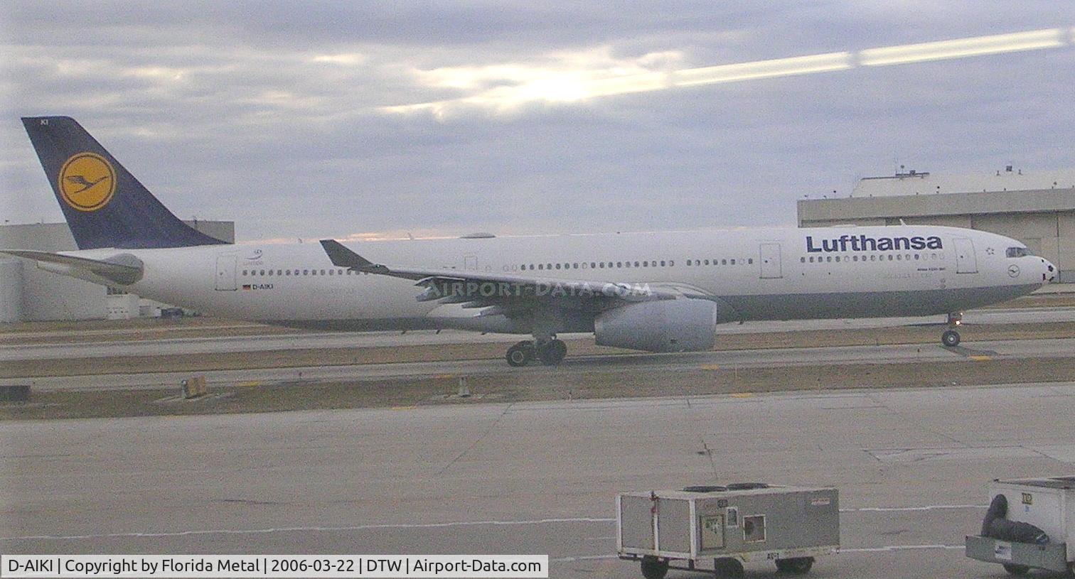 D-AIKI, 2005 Airbus A330-343X C/N 687, Lufthansa