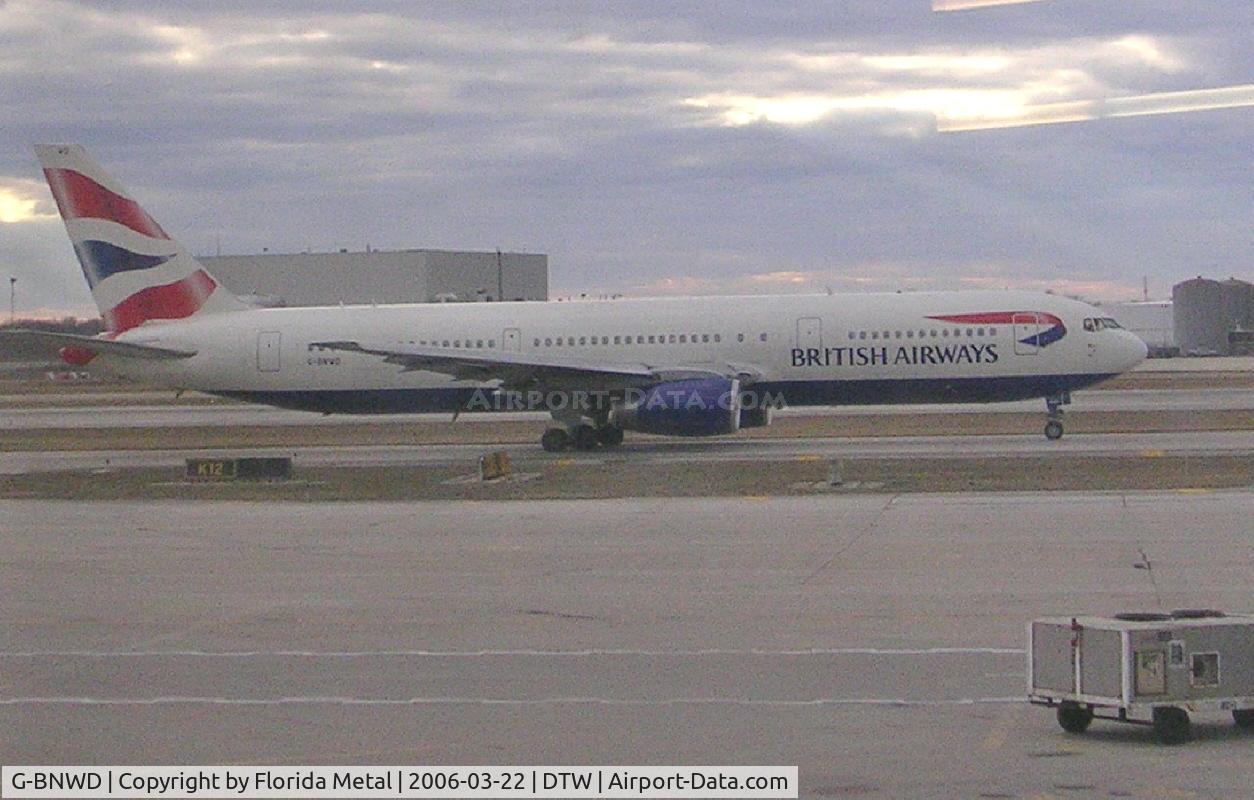 G-BNWD, 1989 Boeing 767-336 C/N 24336, British