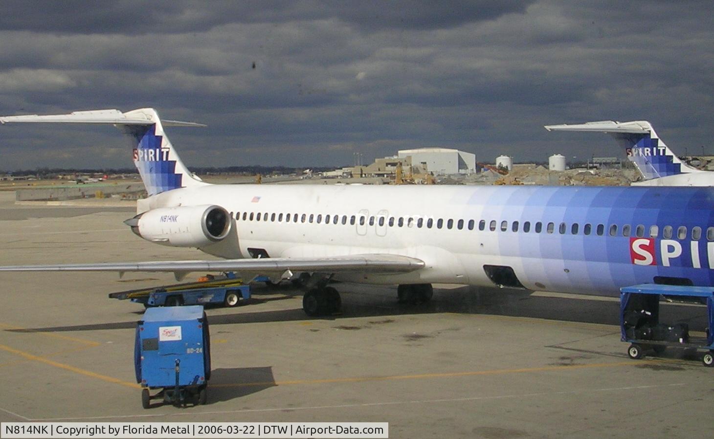 N814NK, 1988 McDonnell Douglas MD-83 (DC-9-83) C/N 49619, Spirit