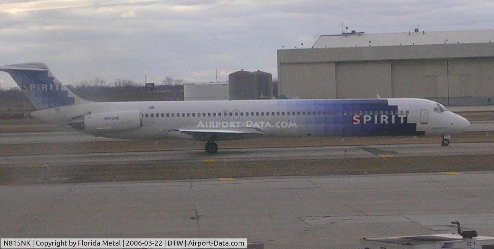 N815NK, 1987 McDonnell Douglas MD-83 (DC-9-83) C/N 49415, Spirit