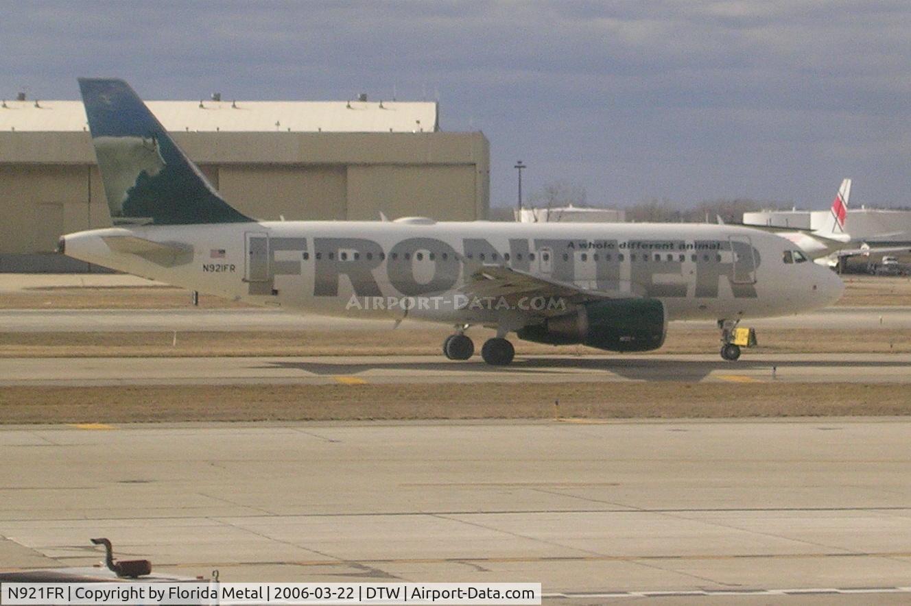 N921FR, 2003 Airbus A319-111 C/N 2010, Fritz Mountain Goat