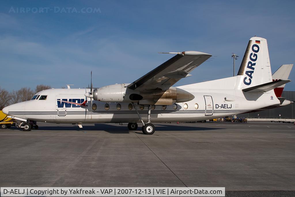 D-AELJ, 1967 Fokker F.27-600 Friendship C/N 10342, WDL Fokker 27