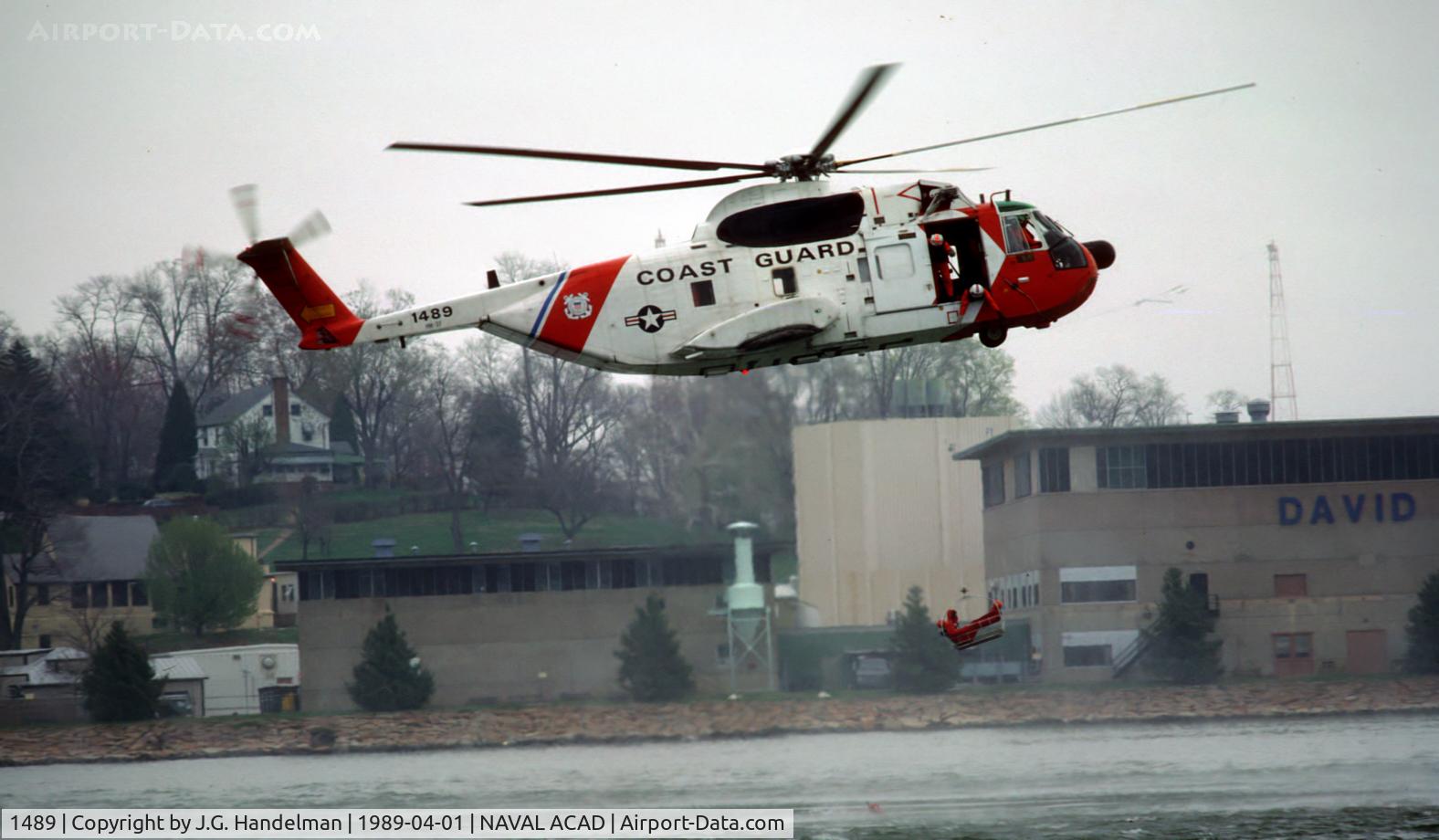 1489, Sikorsky HH-3F Pelican C/N 61666, HH-3 at U.S. Naval Academy