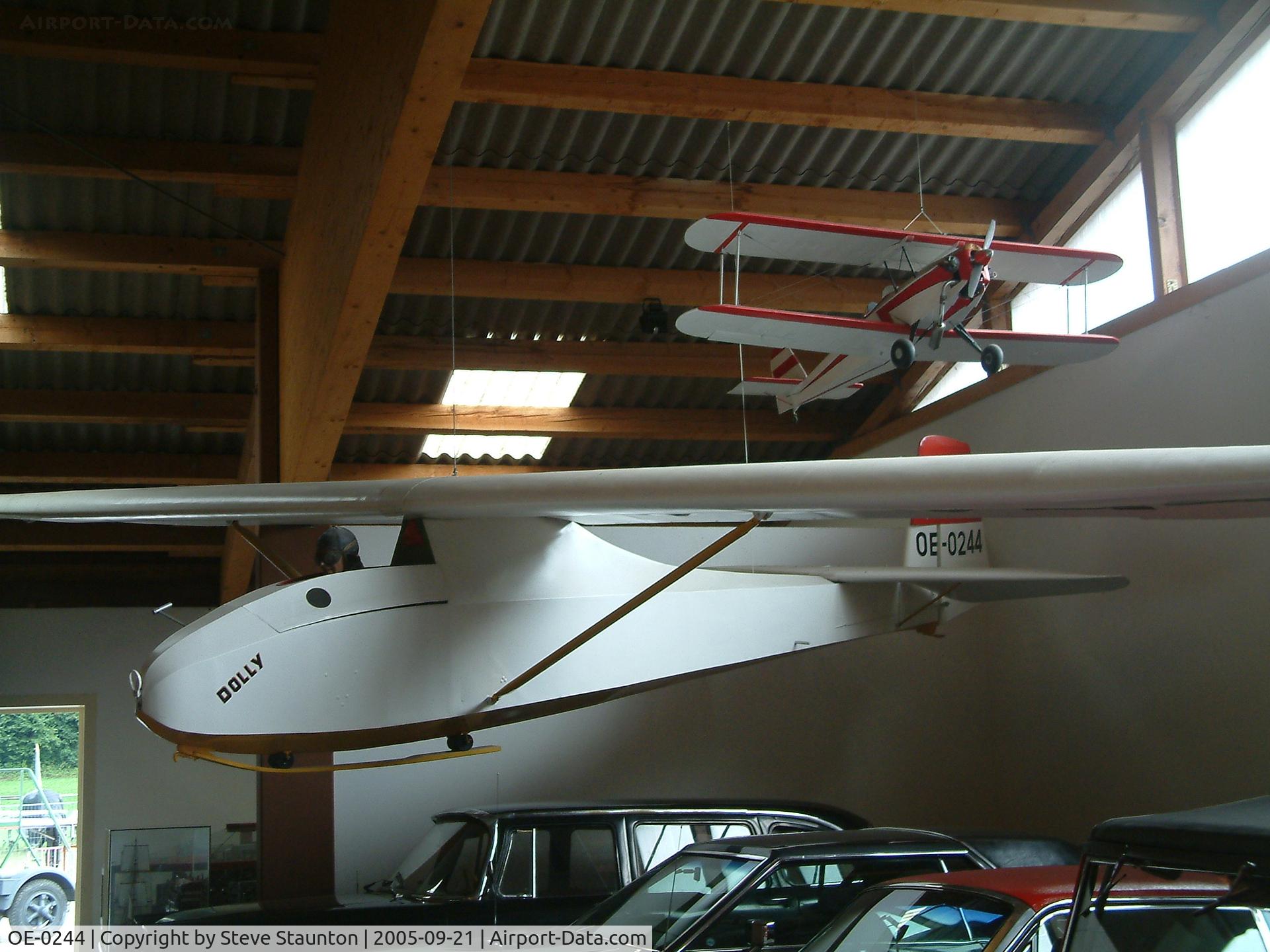 OE-0244, Schneider Grunau Baby IIa C/N Not found OE-0244, Taken at Bad Ischl Museum, Austria 21st September 2005