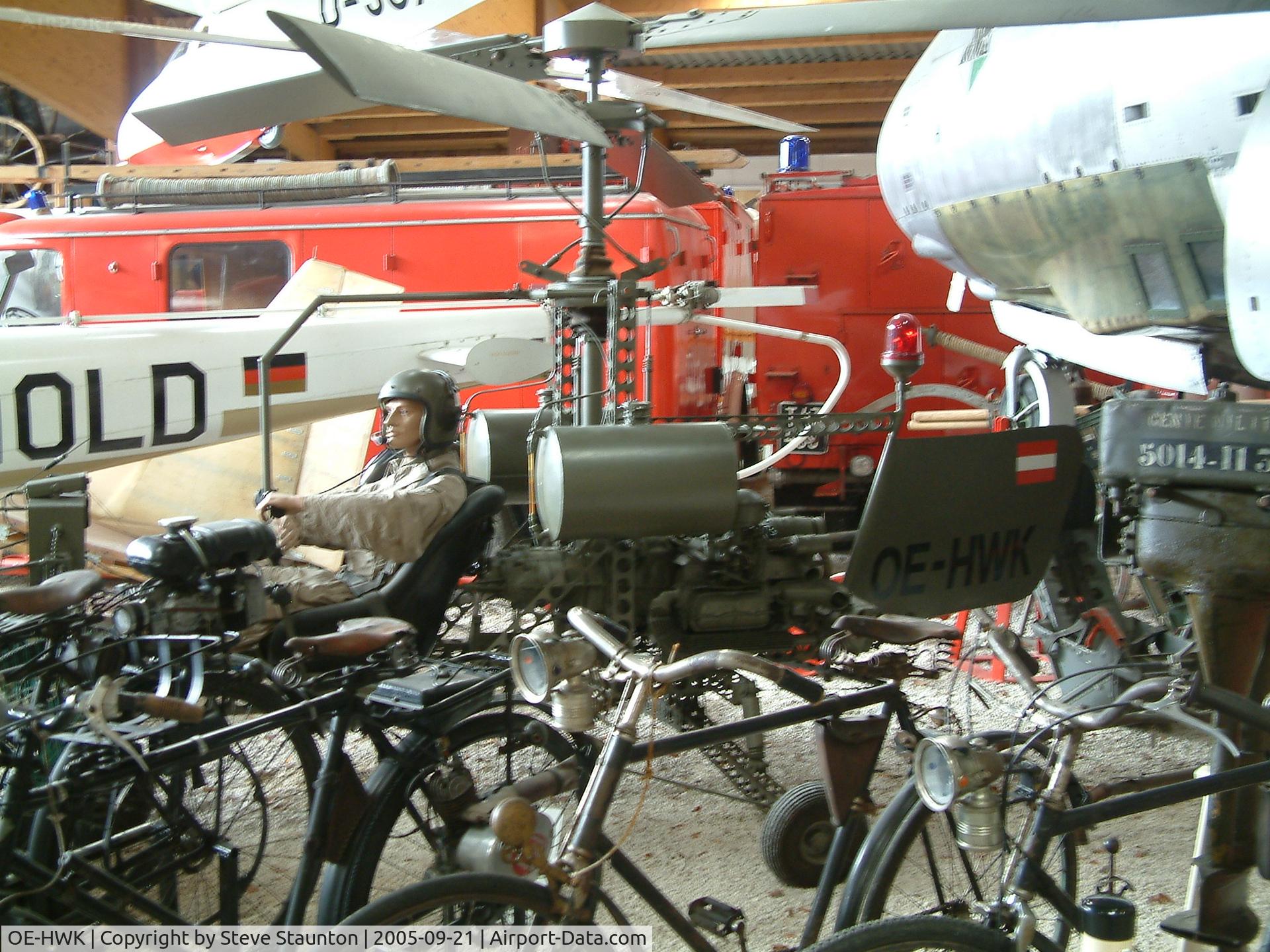 OE-HWK, Gyrocopter Gyrocopter C/N Not found OE-HWK, Taken at Bad Ischl Museum, Austria 21st September 2005