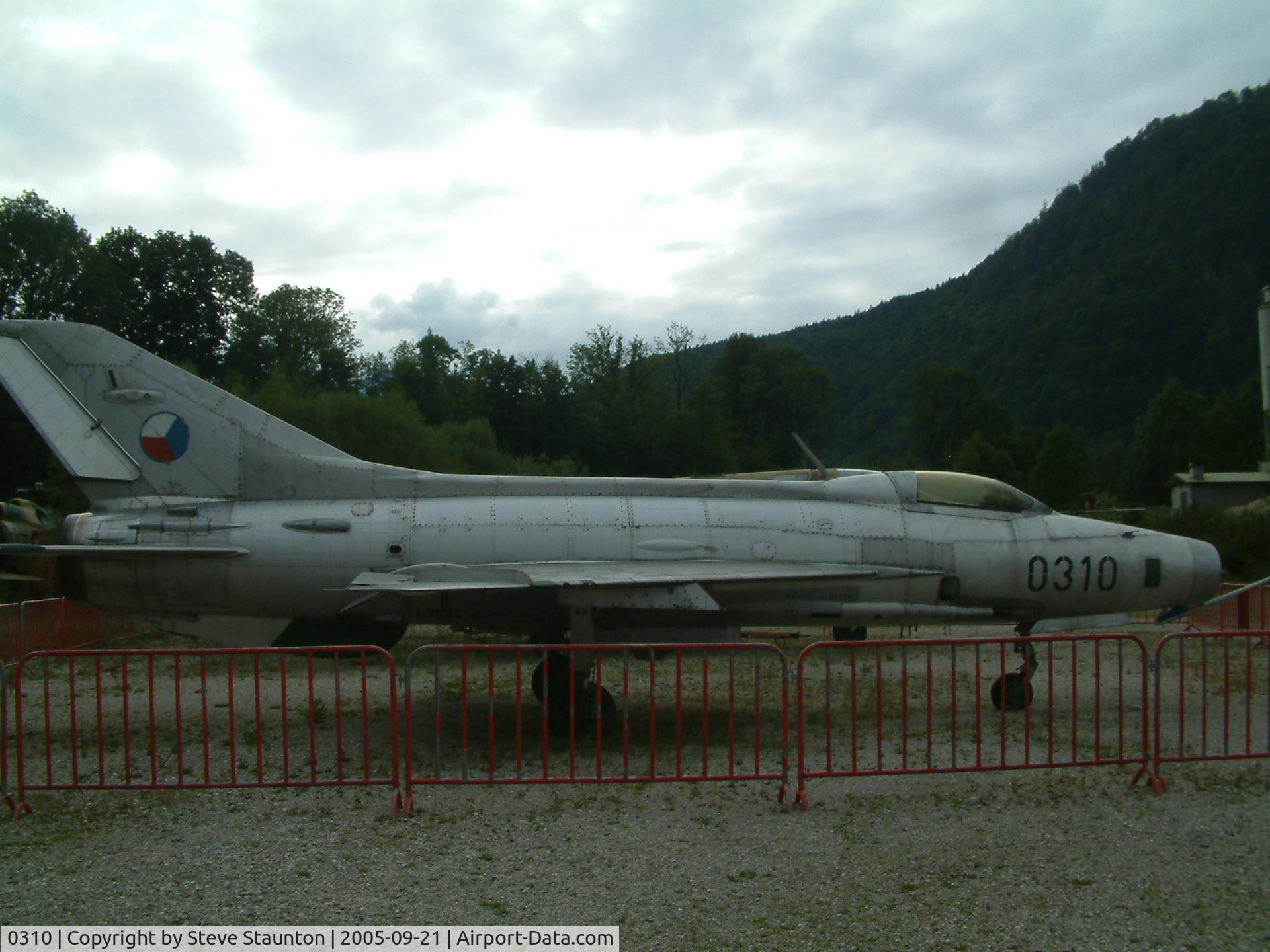 0310, Mikoyan-Gurevich MiG-21F-13 C/N 560310, Taken at Bad Ischl Museum, Austria 21st September 2005