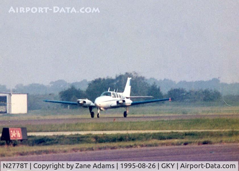 N2778T, 1967 Beech C55 Baron (95-C55) C/N TE-378, Takeoff! From Arlington Municipal