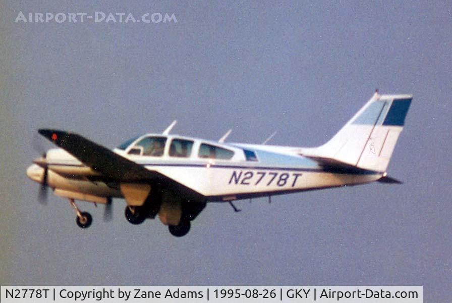 N2778T, 1967 Beech C55 Baron (95-C55) C/N TE-378, Takeoff! From Arlington Municipal