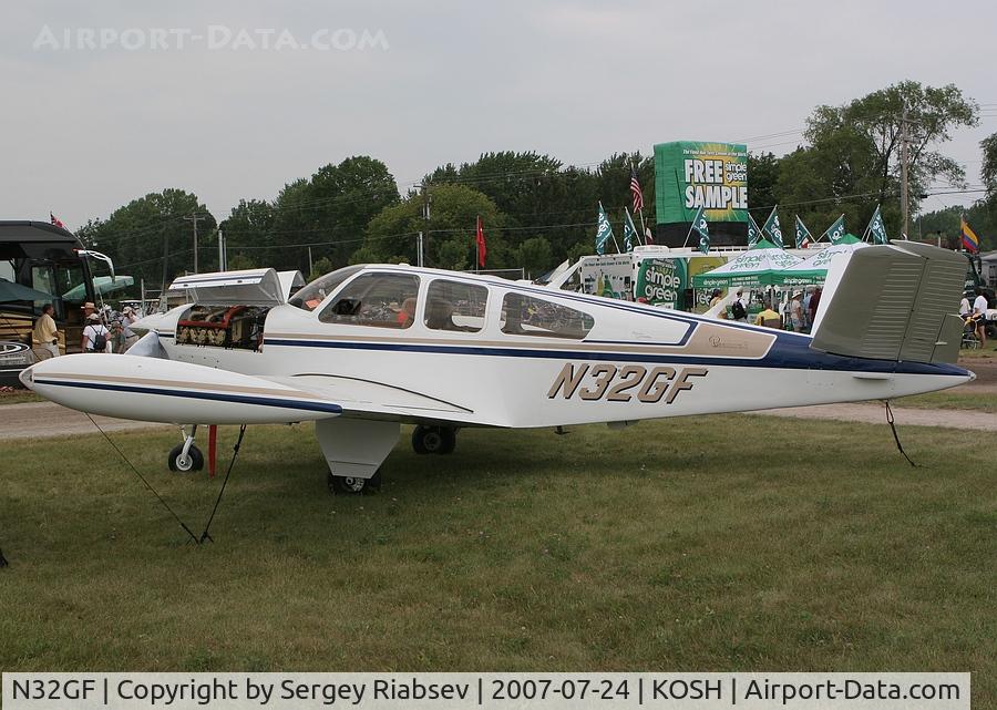 N32GF, 1964 Beech S35 Bonanza C/N D-7650, Beech S35