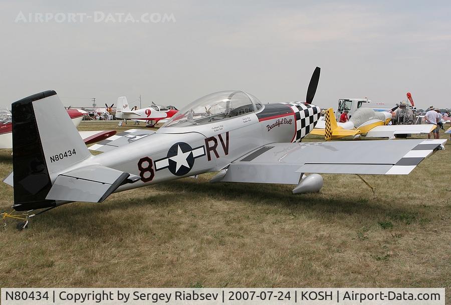 N80434, 2000 Vans RV-8 C/N 80434, RV-8