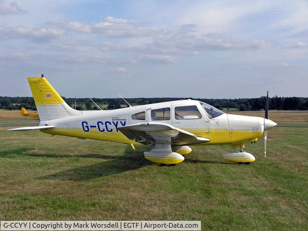 G-CCYY, 1989 Piper PA-28-161 Cherokee Warrior II C/N 2816094, Taken at Fairoaks airport in the UK