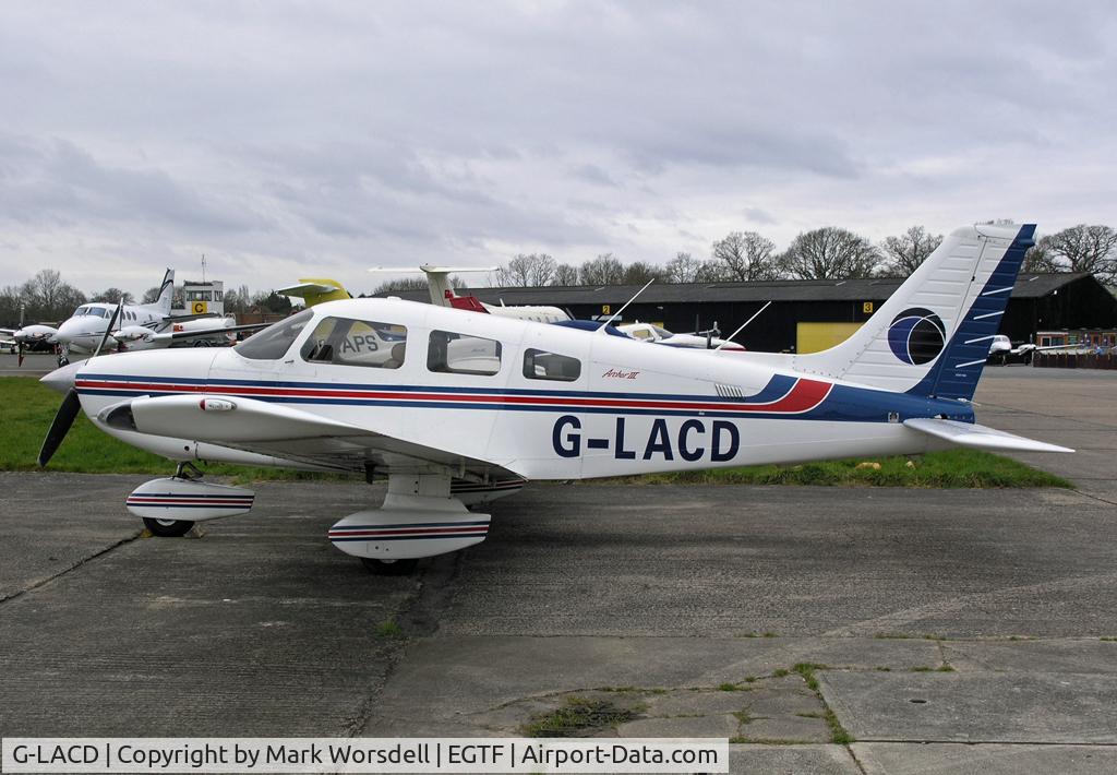 G-LACD, 1998 Piper PA-28-181 Cherokee Archer III C/N 2843157, Taken at Fairoaks airport in the UK