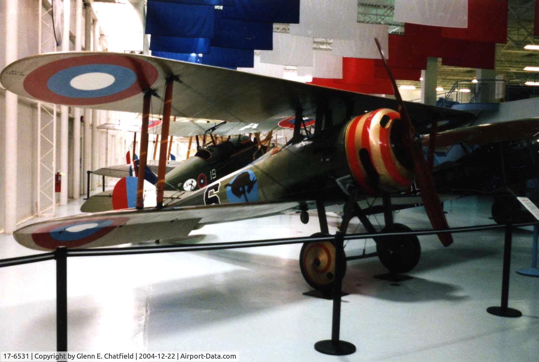 17-6531, 1918 Nieuport 28 C.1 C/N 6531, N28C.1 at the Army Avaition Museum