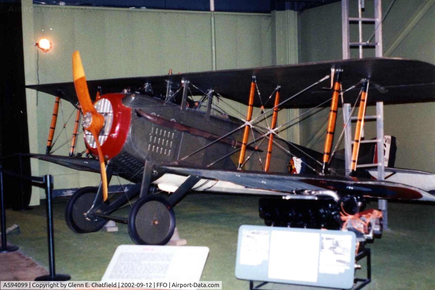 AS94099, SPAD S-VII C/N Not found AS94099, SPAD VII at the National Museum of the U.S. Air Force