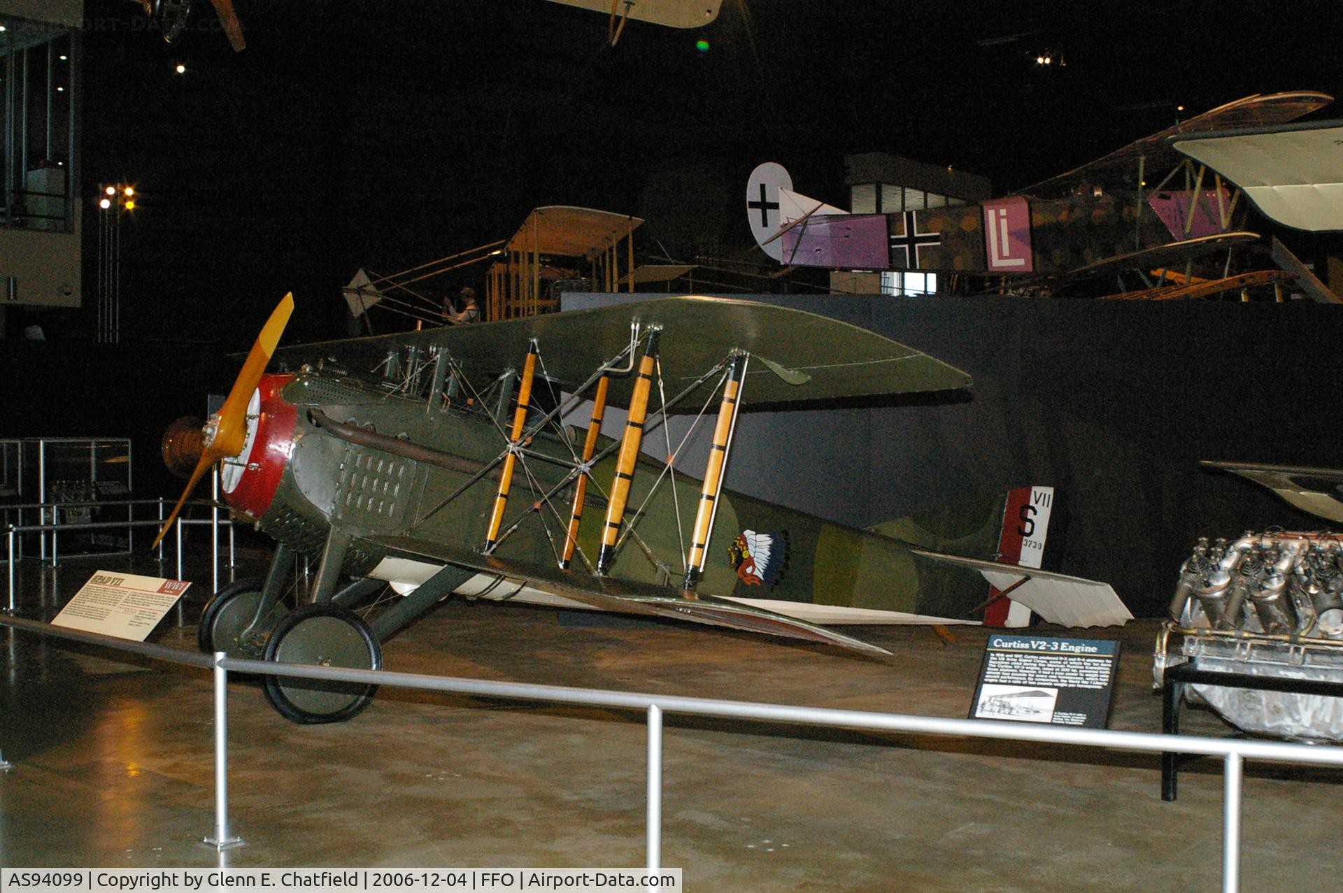 AS94099, SPAD S-VII C/N Not found AS94099, SPAD VII at the National Museum of the U.S. Air Force