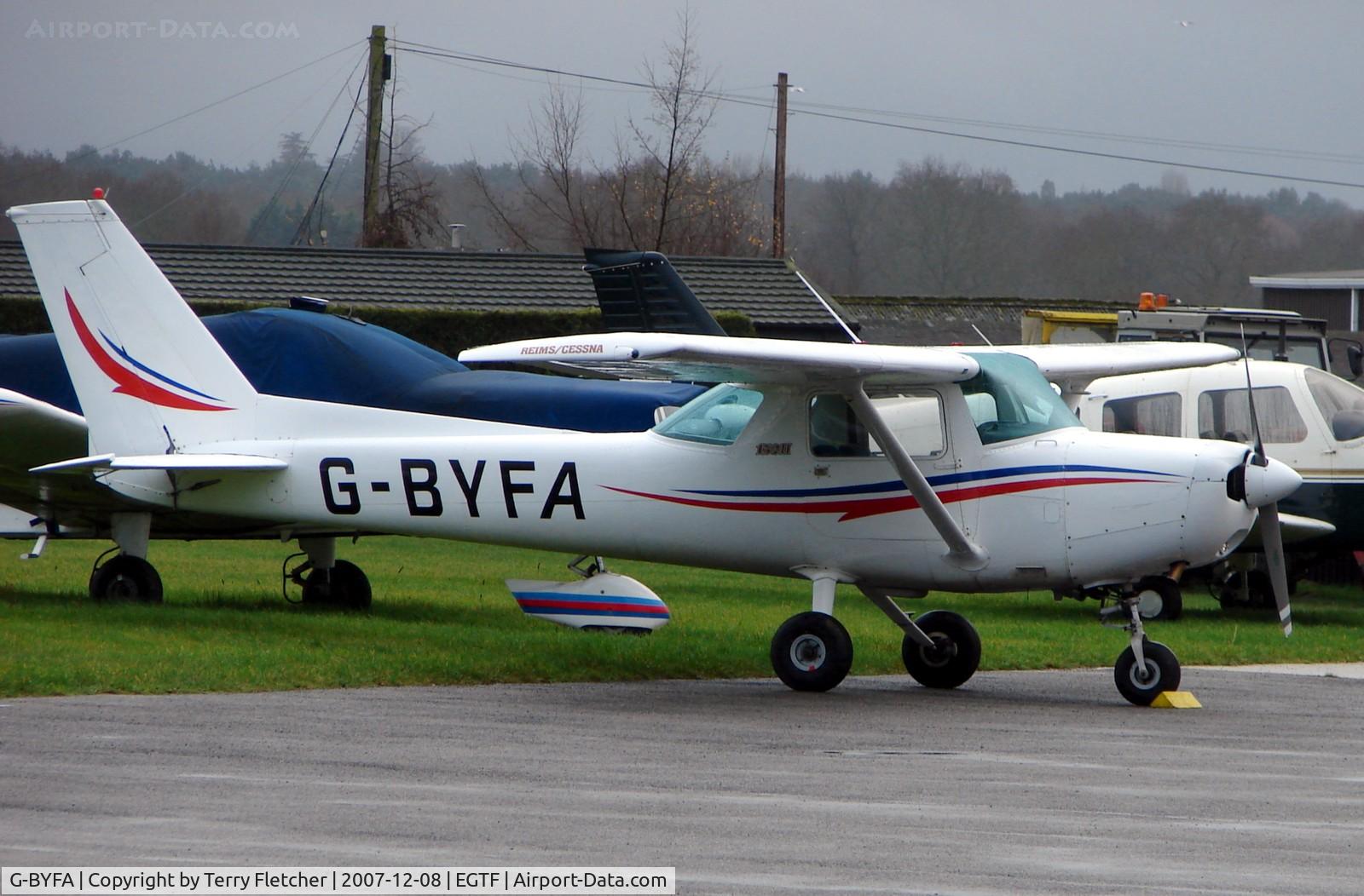 G-BYFA, 1985 Reims Cessna F152 C/N 1968, Cessna 152 at Fairoaks