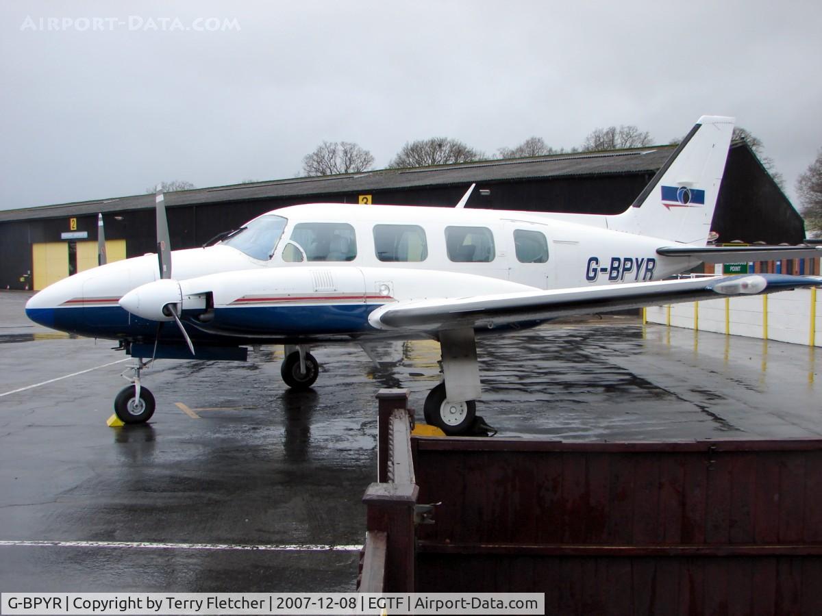 G-BPYR, 1977 Piper PA-31-310 C Navajo C/N 31-7812032, Piper Navajo at Fairoaks