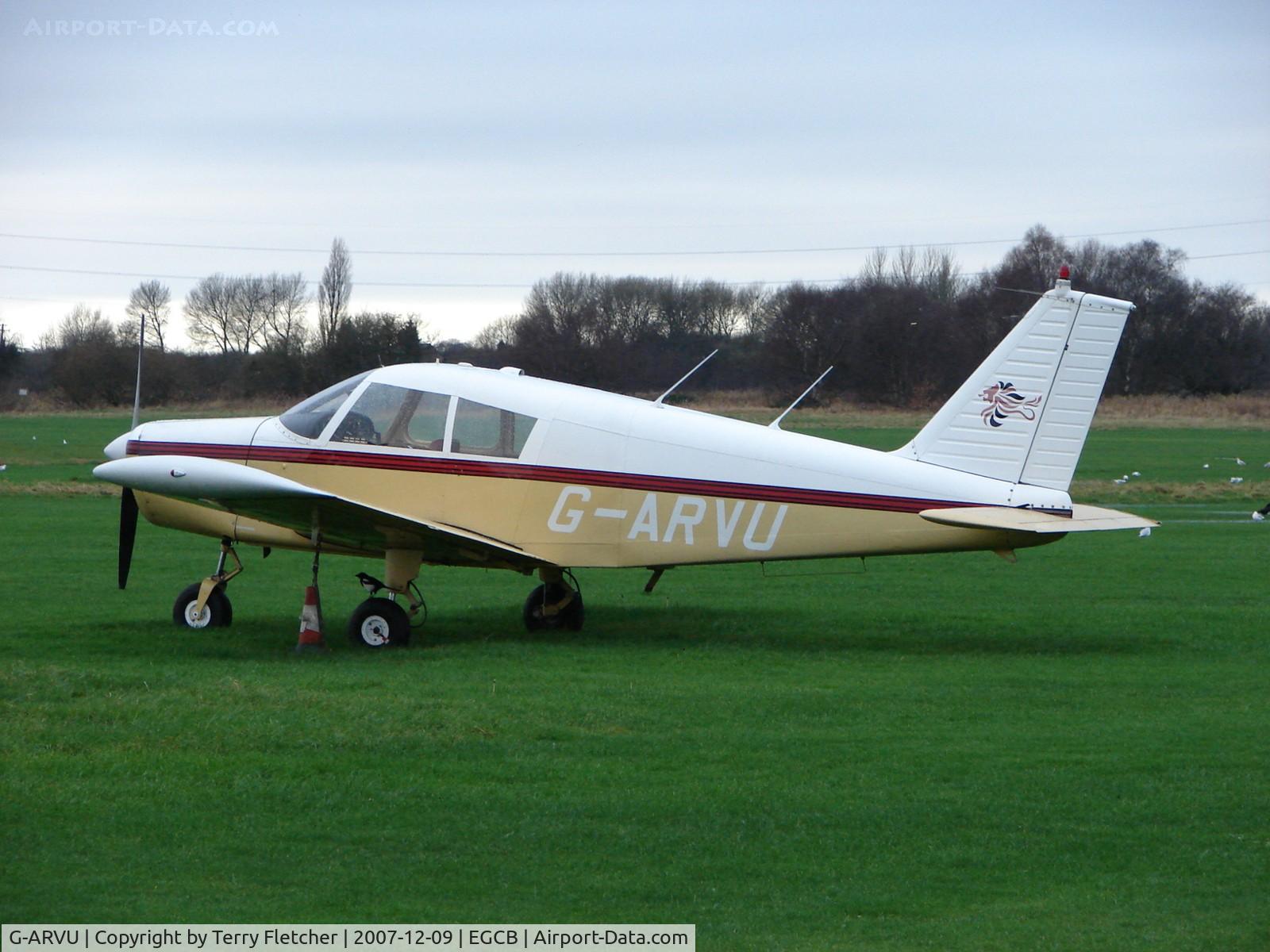 G-ARVU, 1962 Piper PA-28-160 Cherokee Cherokee C/N 28-410, Pa-28-160 at Barton