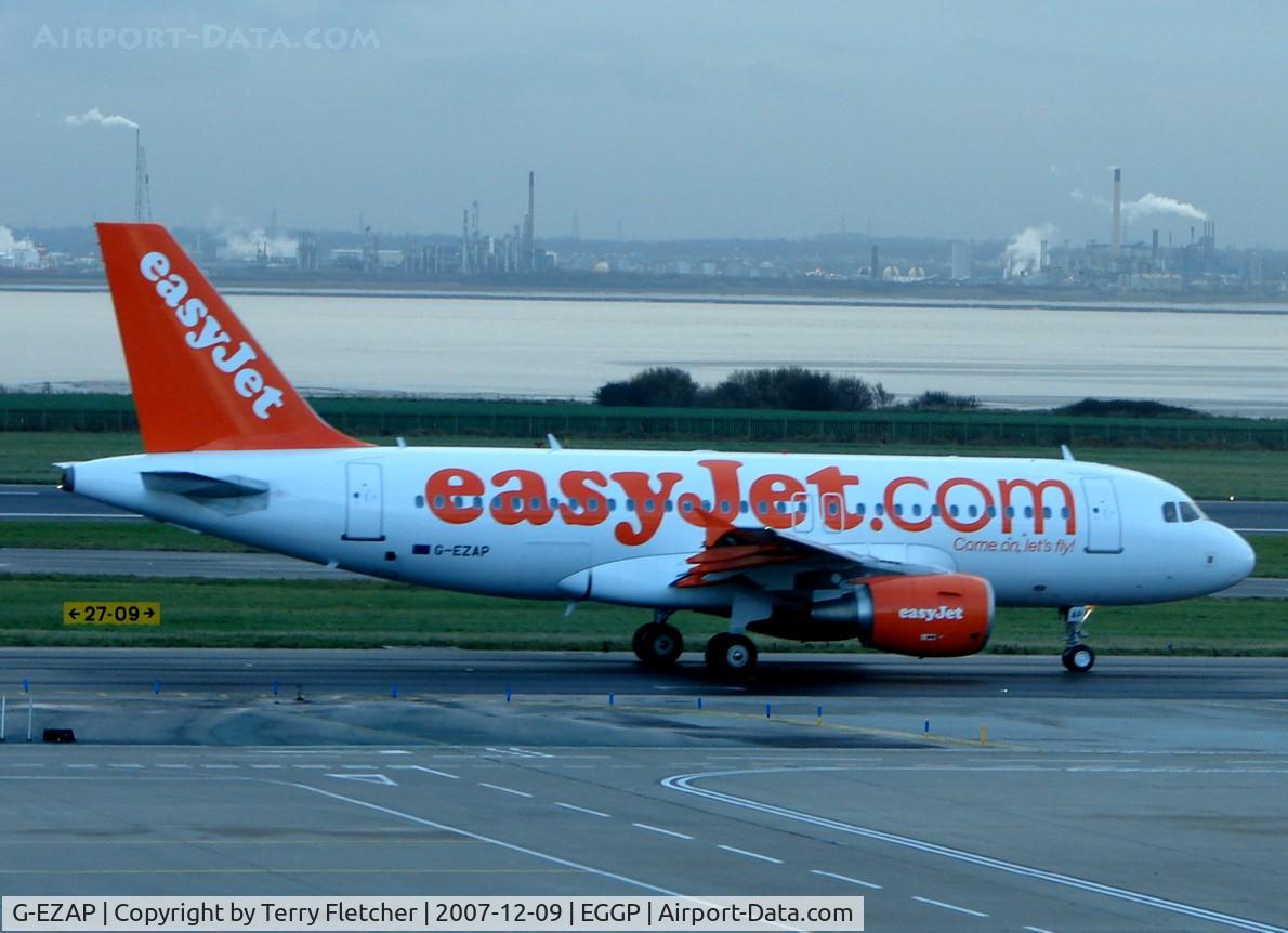 G-EZAP, 2006 Airbus A319-111 C/N 2777, A319 at Liverpool John Lennon Airport