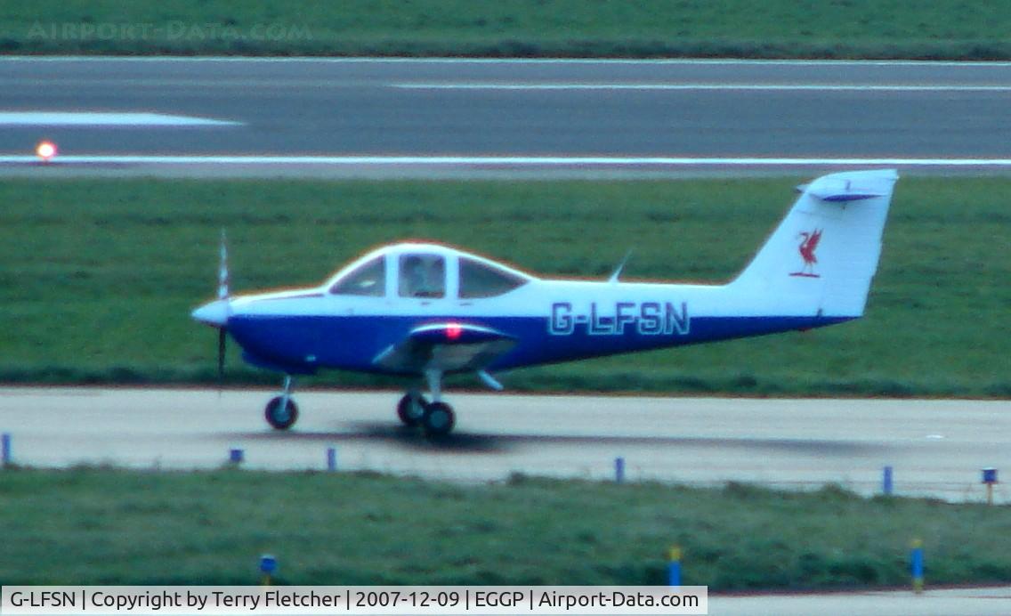 G-LFSN, 1978 Piper PA-38-112 Tomahawk Tomahawk C/N 38-78A0073, Piper Tomahawk at Liverpool