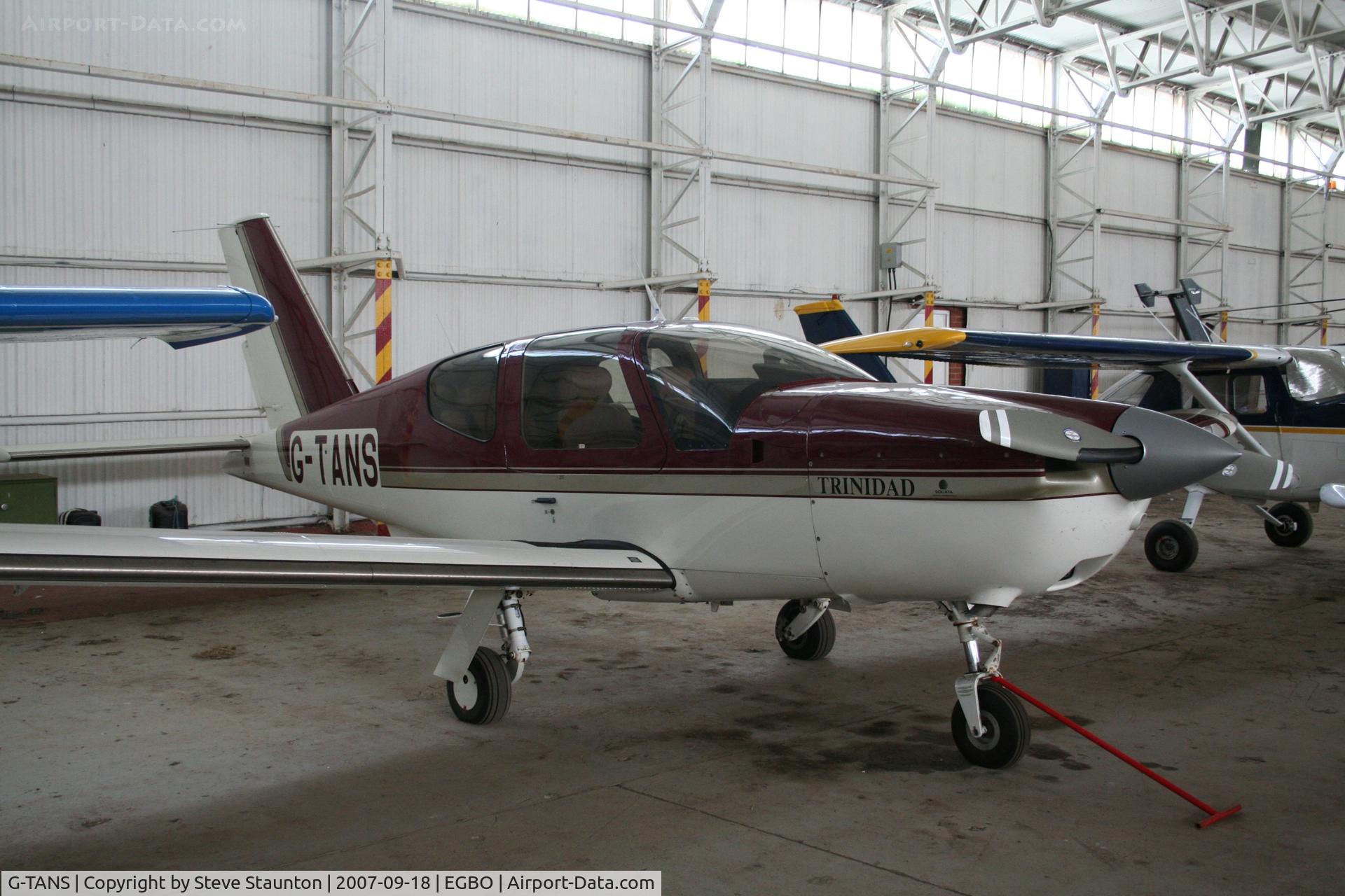 G-TANS, 1998 Socata TB-20 Trinidad C/N 1870, Taken at Halfpenny Green 18th September 2007