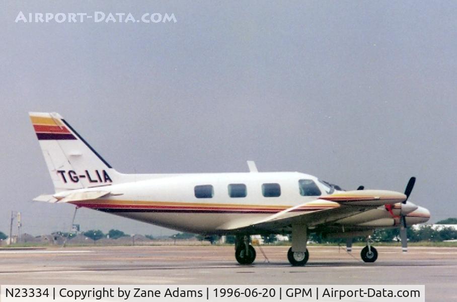 N23334, 1979 Piper PA-31T1 C/N 31T-7904024, Registered as TG-LIA - At Grand Prairie