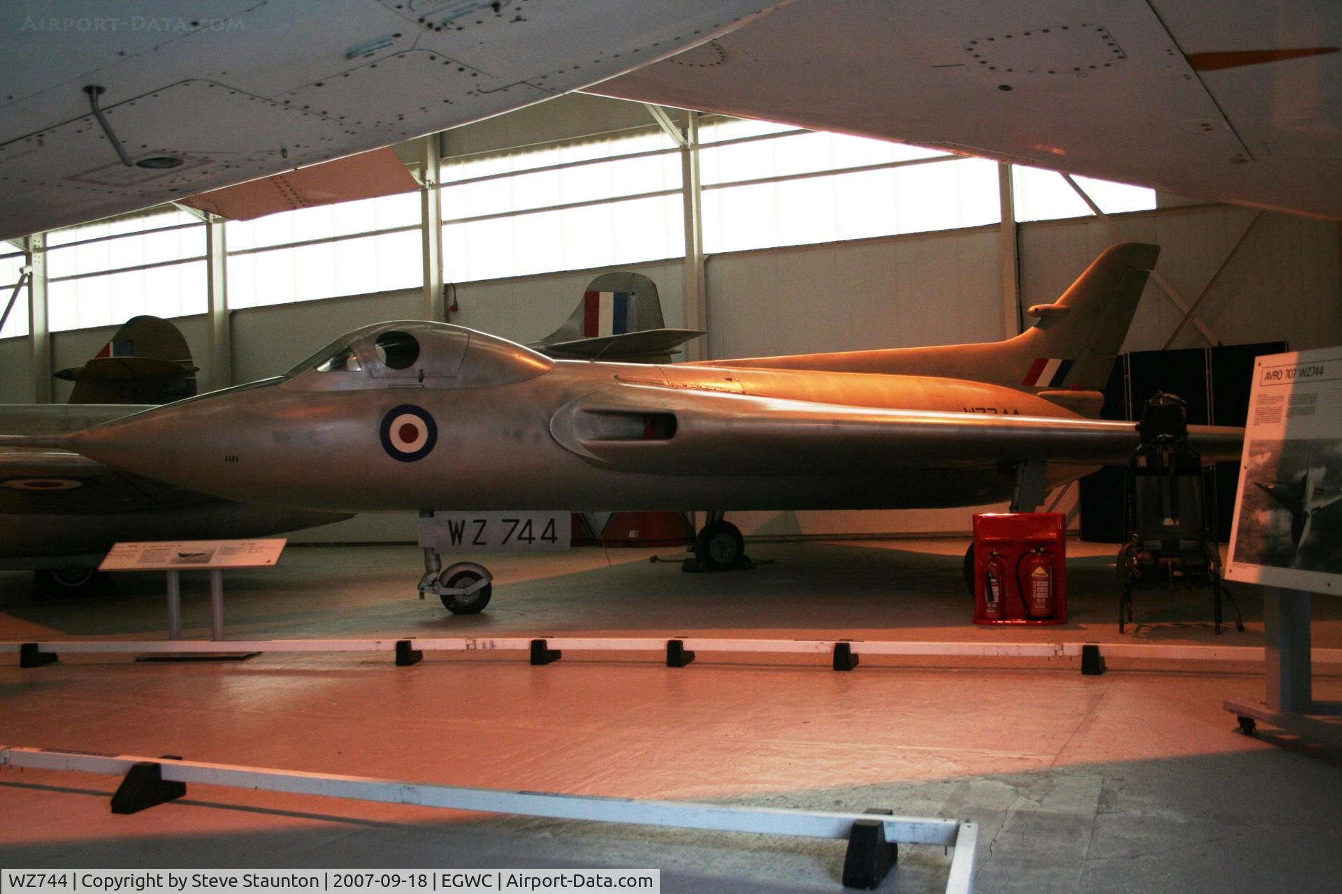 WZ744, 1953 Avro 707C C/N Not found WZ744, Taken at Cosford 18th September 2007