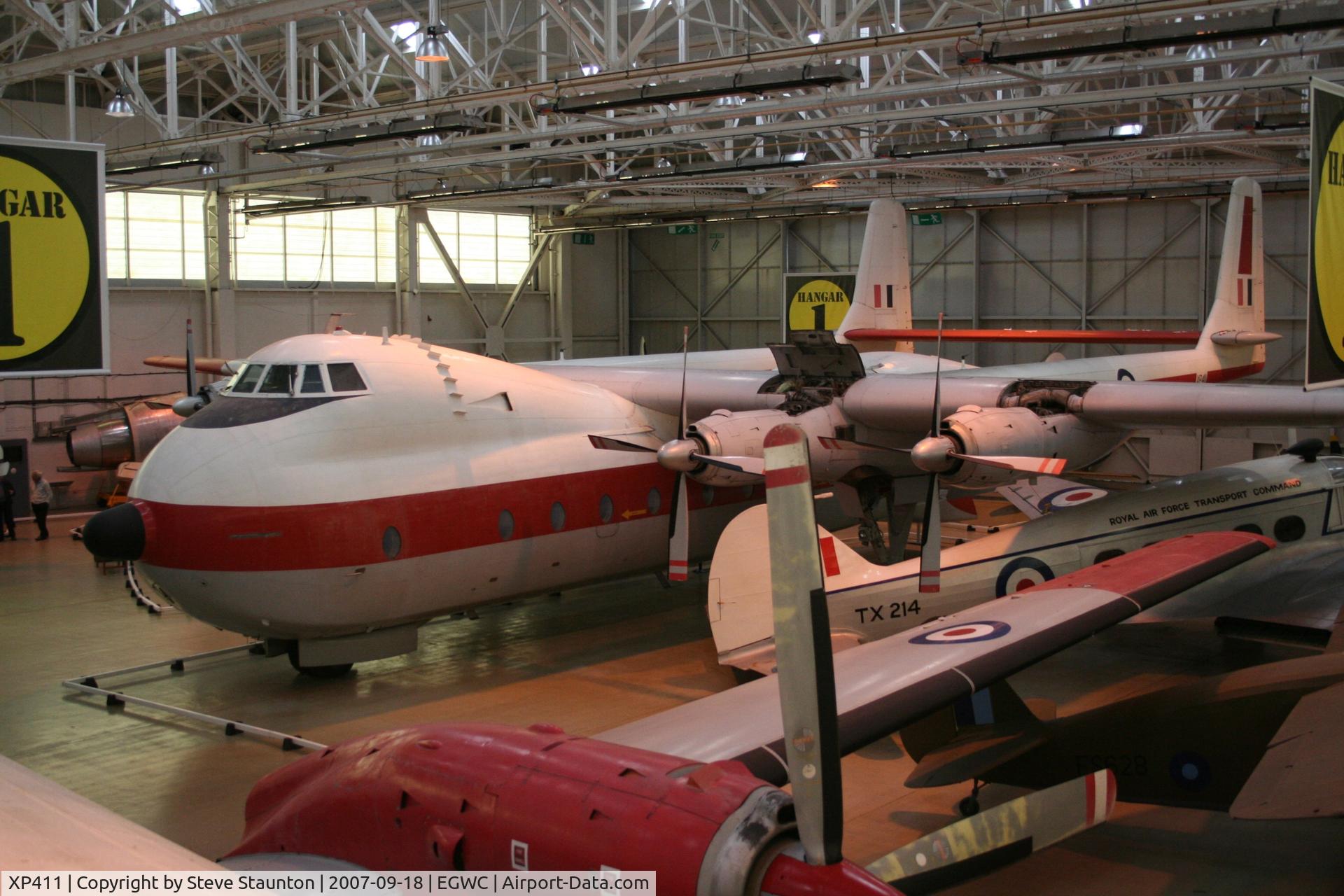 XP411, 1962 Armstrong Whitworth AW-660 Argosy C.1 C/N 6766, Taken at Cosford 18th September 2007