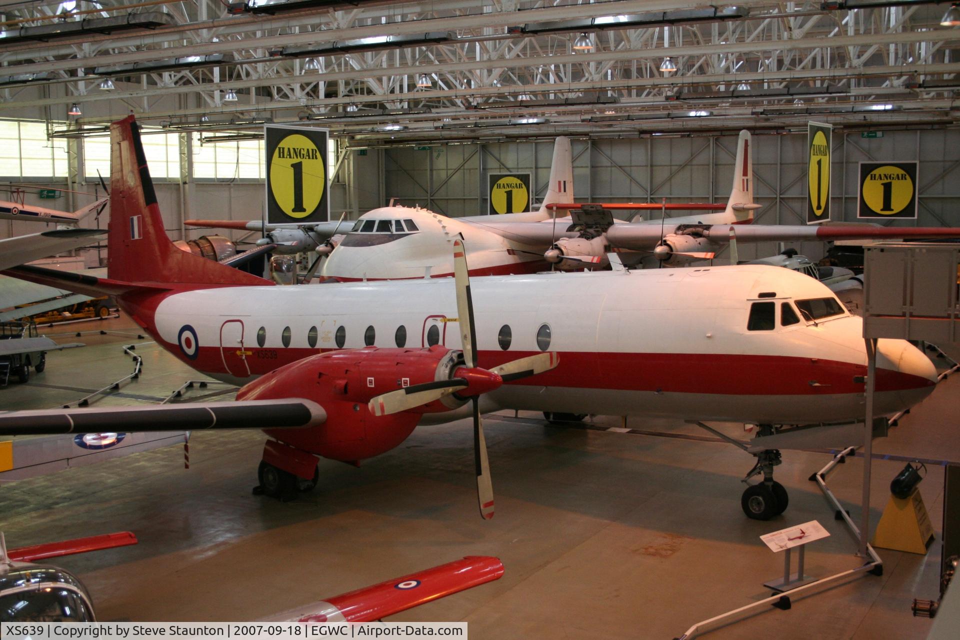 XS639, 1967 Hawker Siddeley HS-780 Andover E3A C/N Set23/BN23, Taken at Cosford 18th September 2007