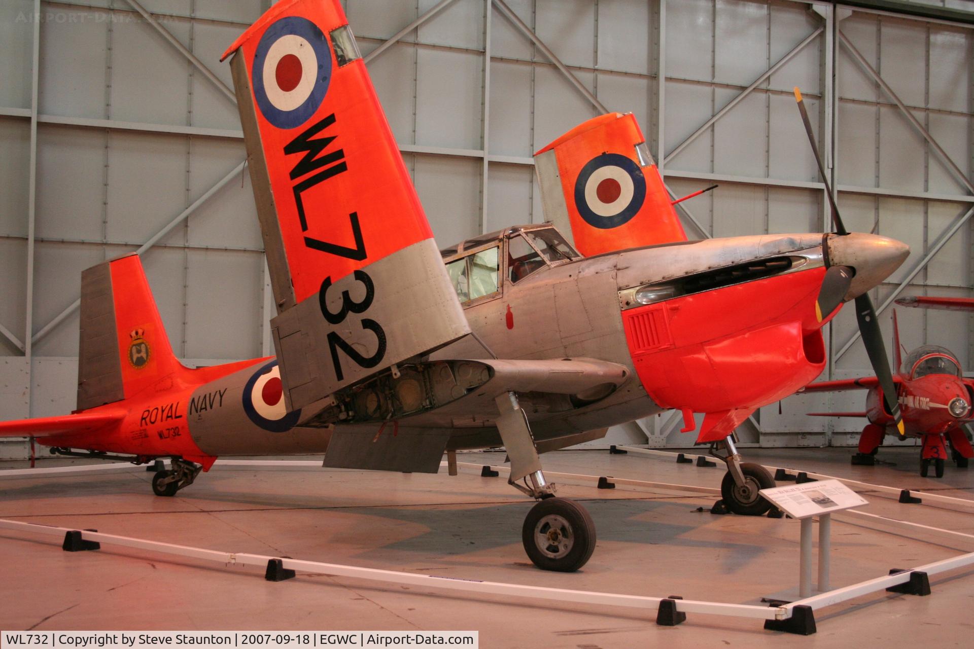 WL732, 1954 Boulton Paul Sea Balliol T.21 C/N Not found, Taken at Cosford 18th September 2007