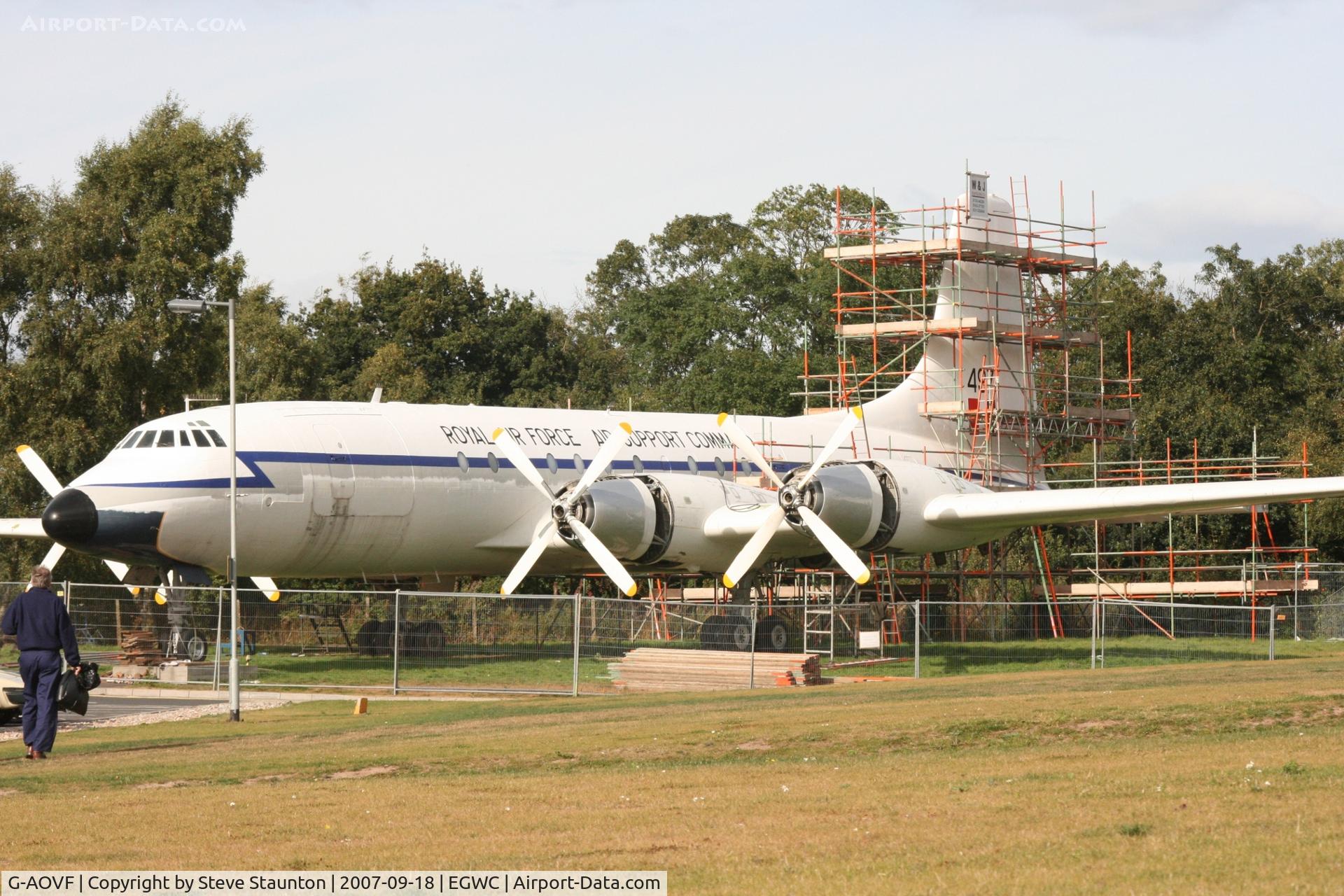 G-AOVF, 1958 Bristol 175 Britannia 312F C/N 13237, Taken at Cosford 18th September 2007